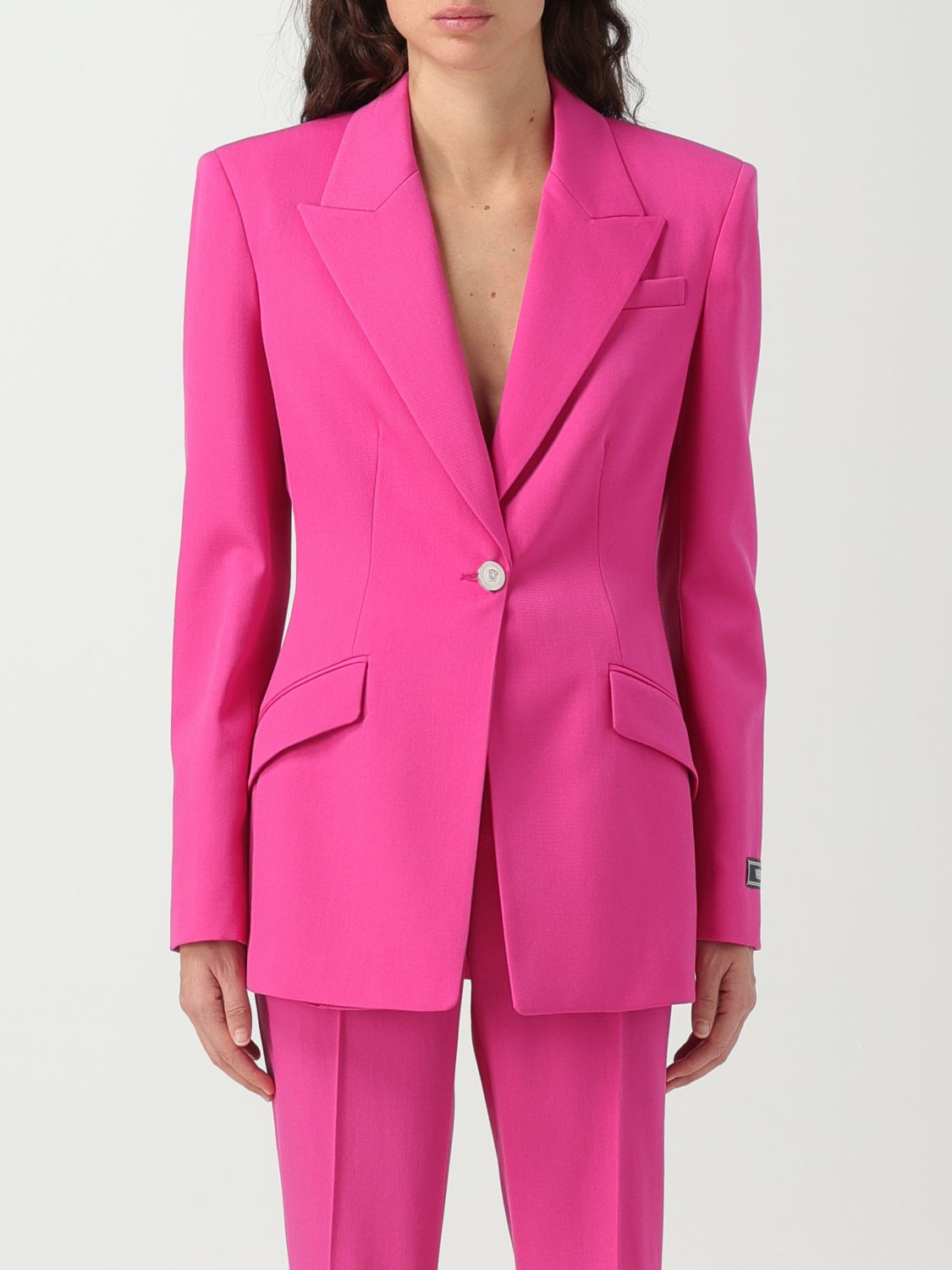 Versace Blazer VERSACE Woman colour Fuchsia