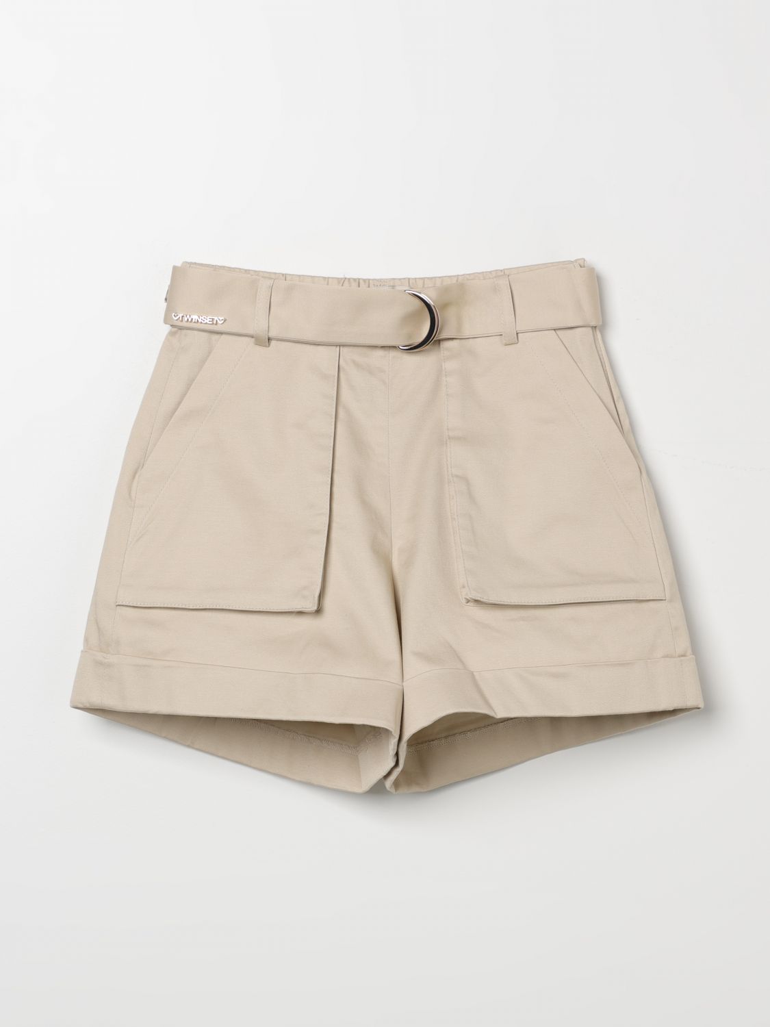 Twinset Short TWINSET Kids colour Beige