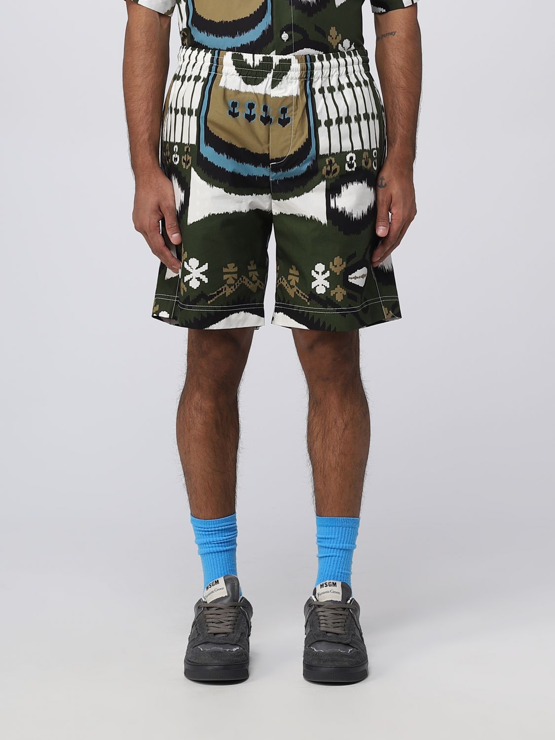 Msgm Short MSGM Men colour Military