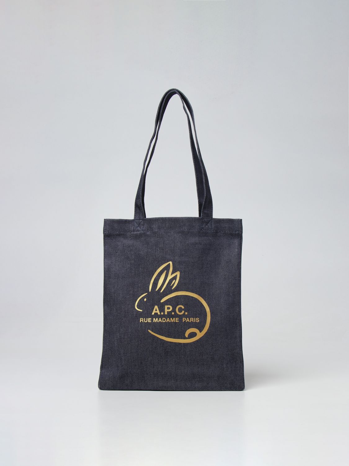 A.P.C. Tote Bags A.P.C. Woman colour Indigo