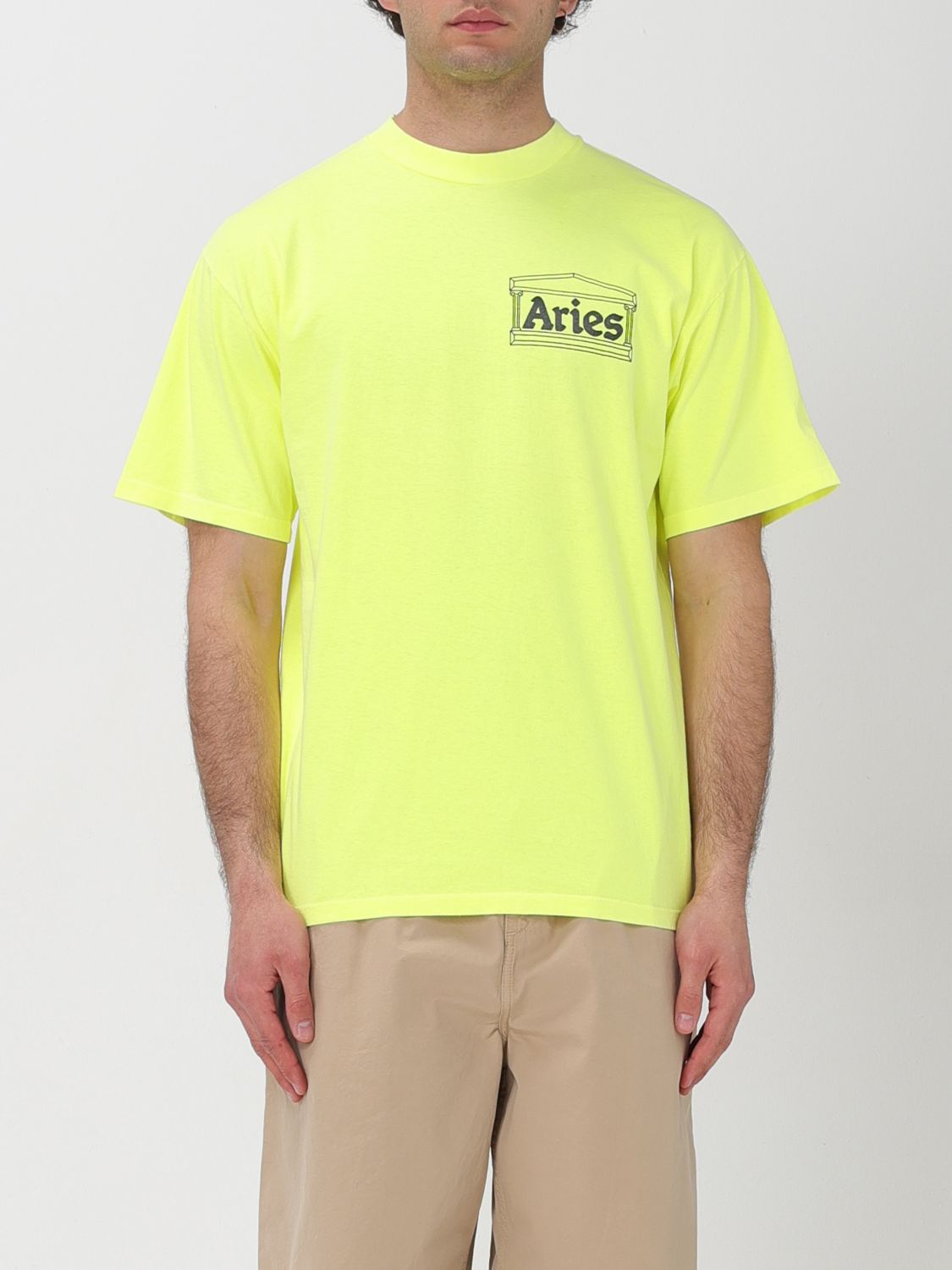 Aries T-Shirt ARIES Men colour Yellow
