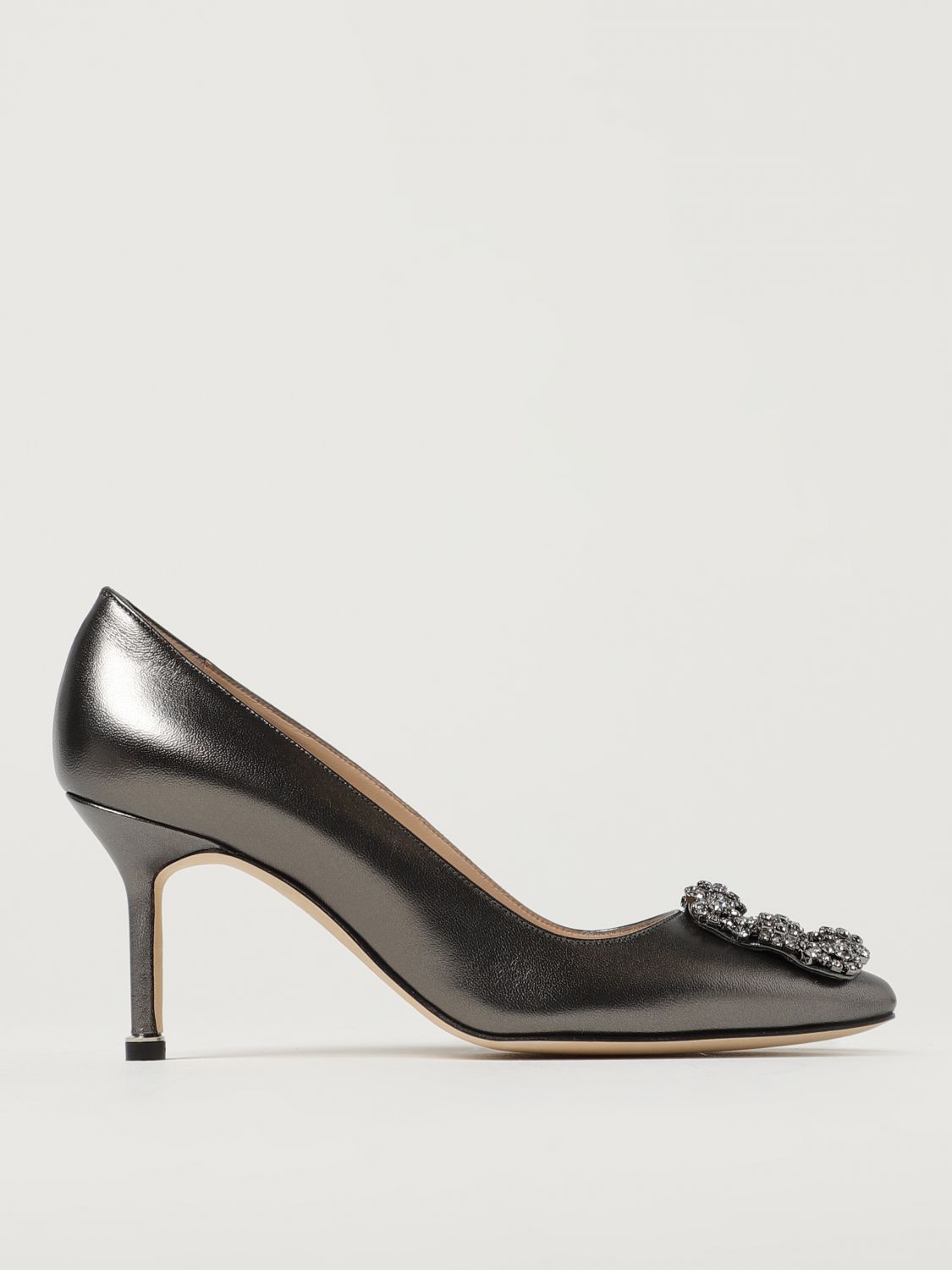 Manolo Blahnik Court Shoes MANOLO BLAHNIK Woman colour Silver