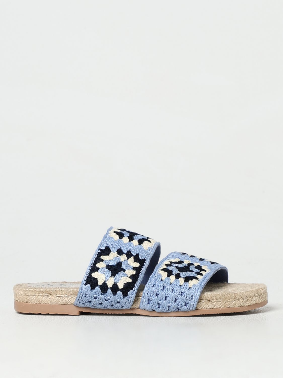 Manebi Flat Shoes MANEBI Woman color Blue