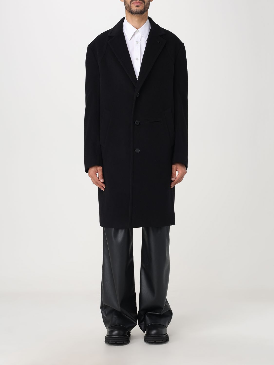 Alexander McQueen Coat ALEXANDER MCQUEEN Men colour Black