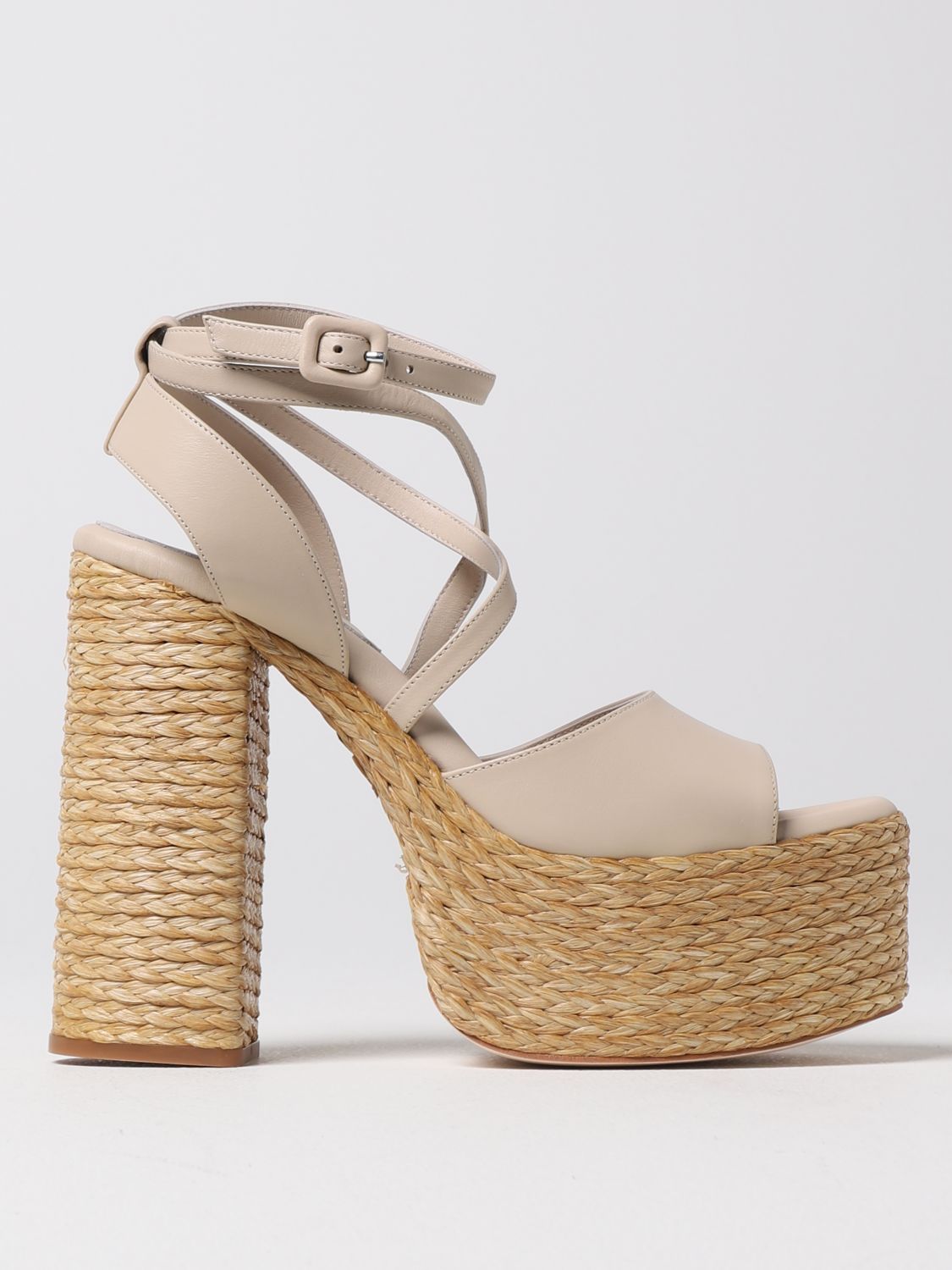 Paloma Barcelò Heeled Sandals PALOMA BARCELÒ Woman colour Ivory