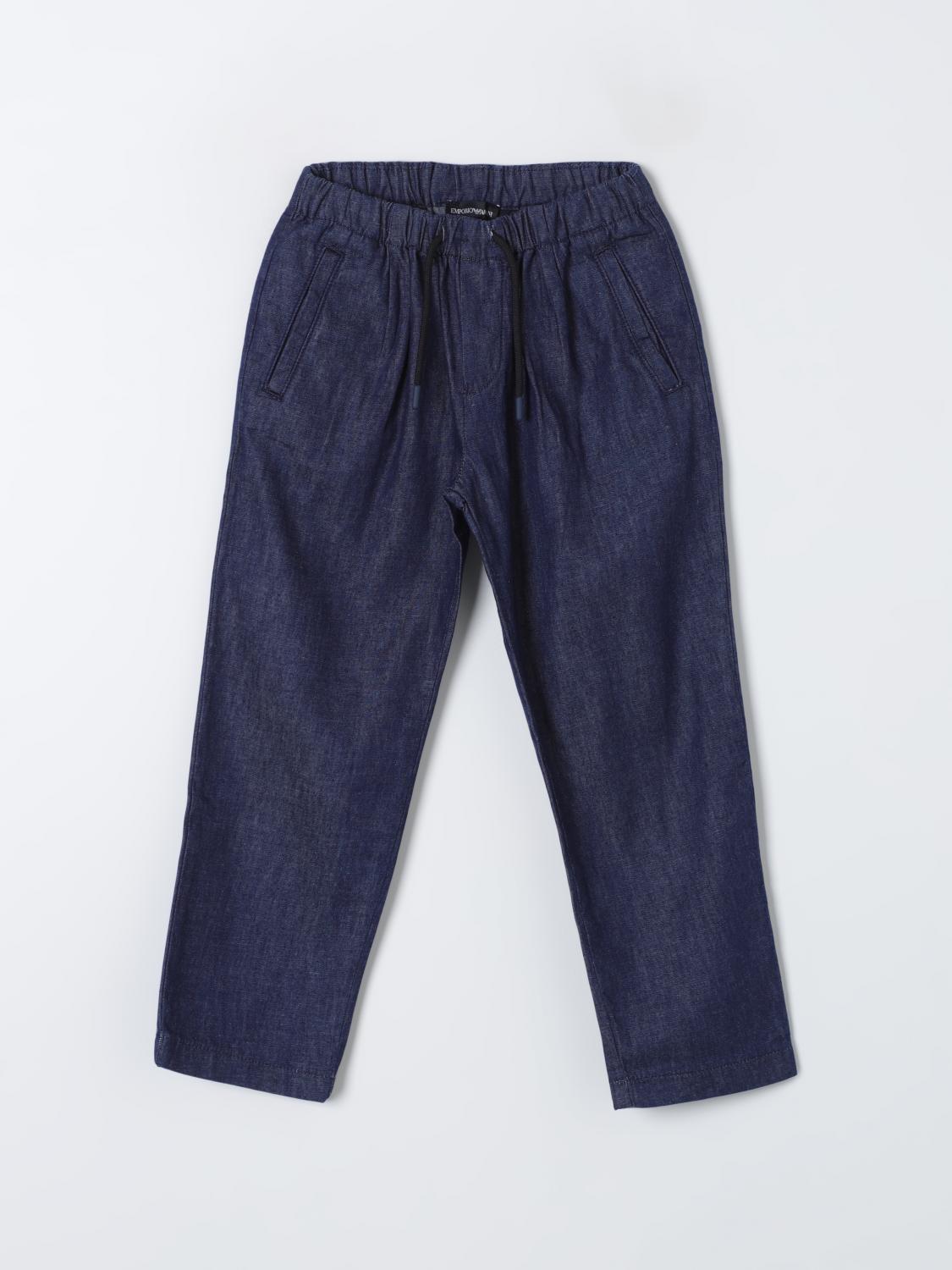 Emporio Armani Kids Trousers EMPORIO ARMANI KIDS Kids colour Denim