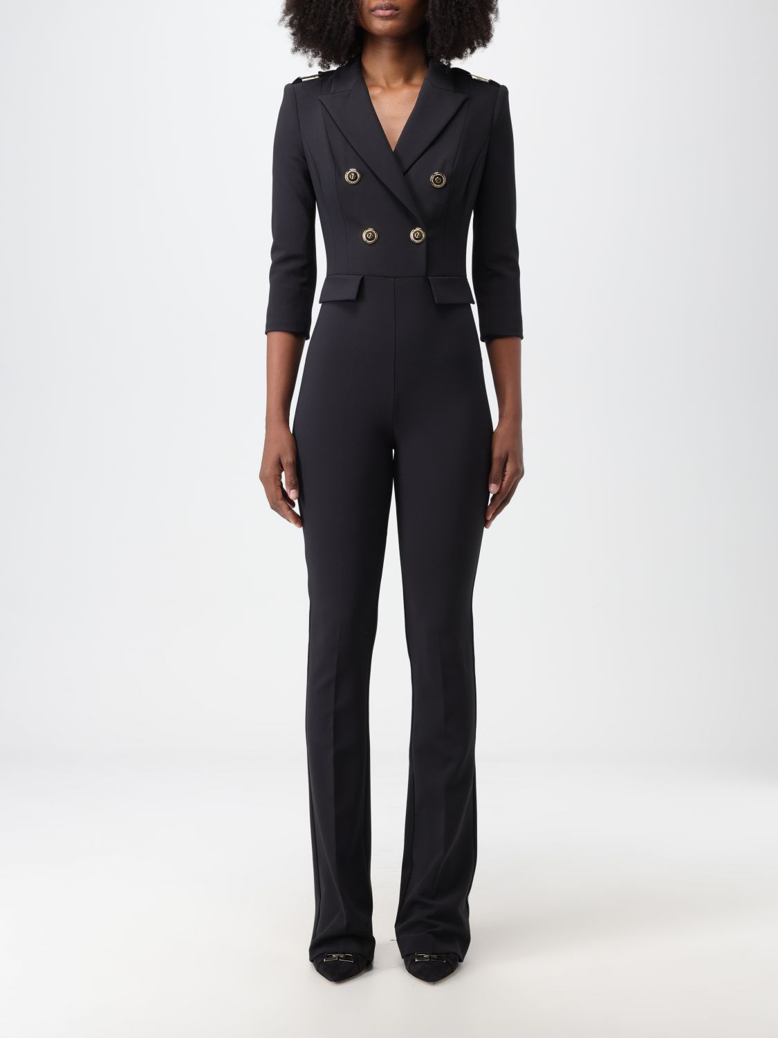 Elisabetta Franchi Jumpsuits ELISABETTA FRANCHI Woman colour Black