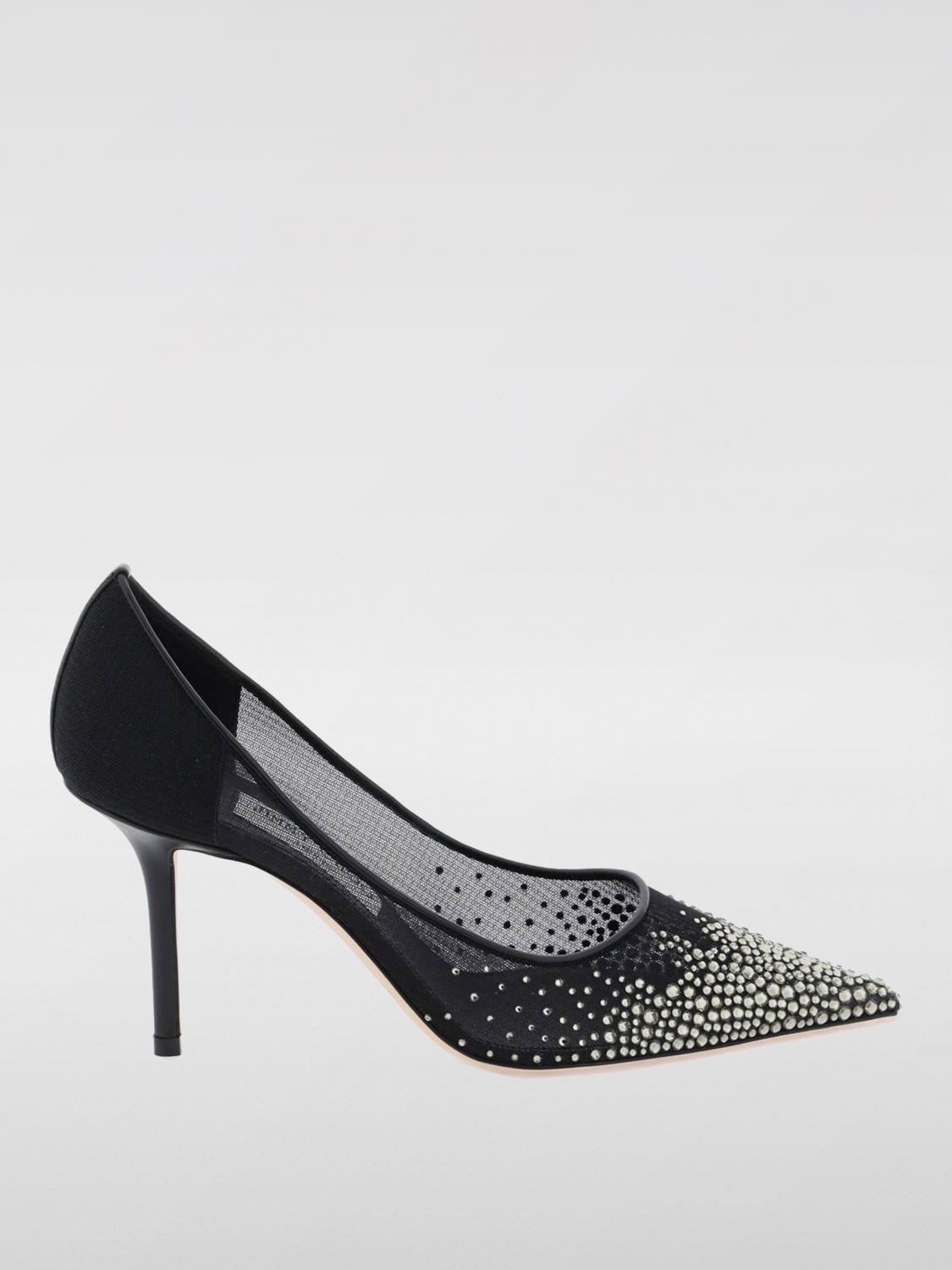 Jimmy Choo Jimmy Choo Love Pumps in mesh with rhinestones