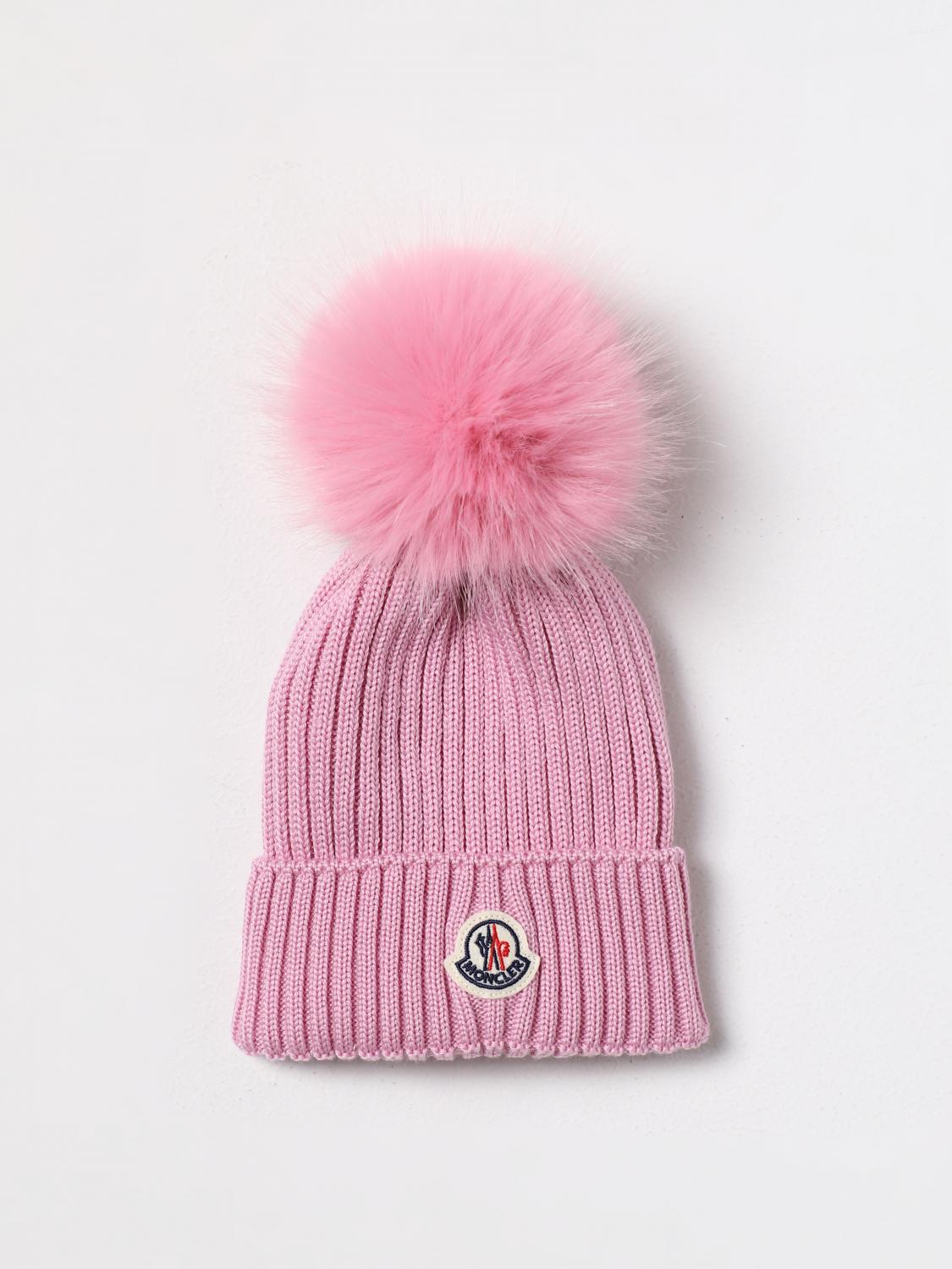 Moncler Girls' Hats MONCLER Kids colour Pink