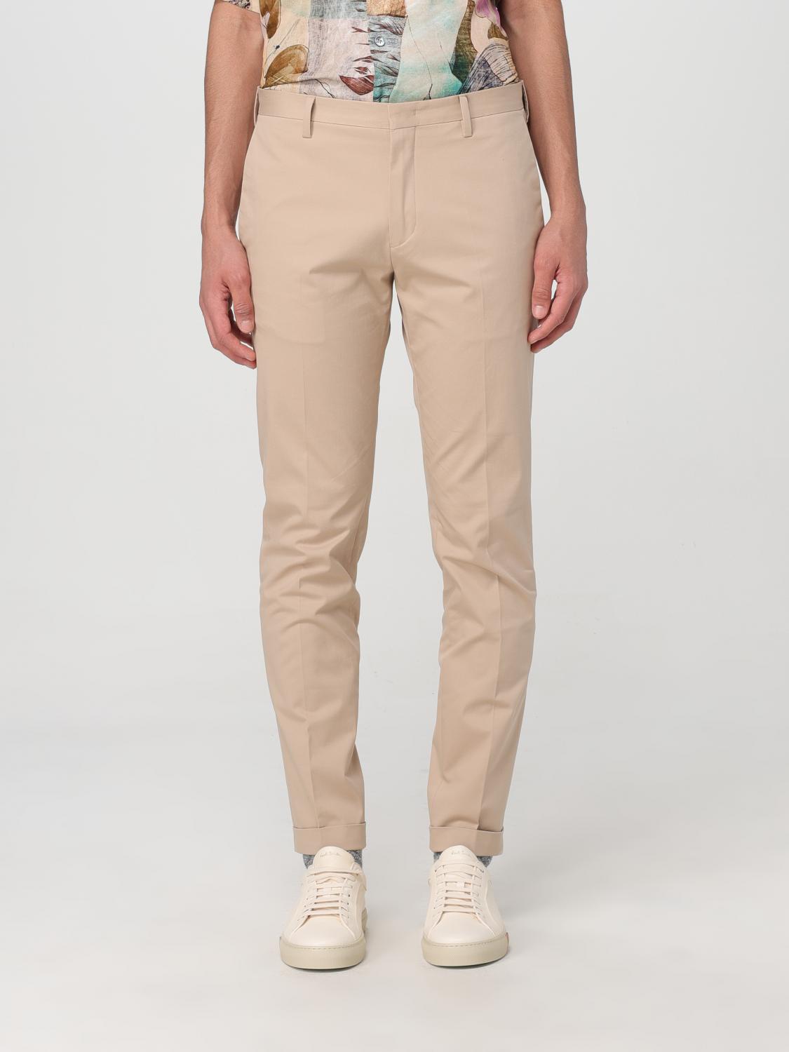 Ps Paul Smith Trousers PS PAUL SMITH Men colour Sand