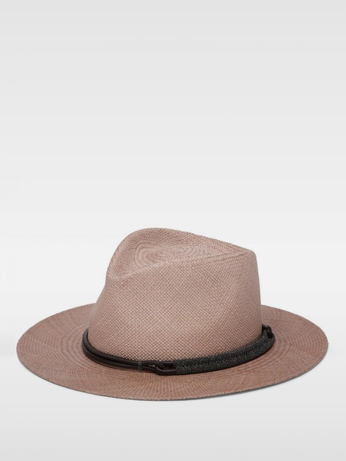 Brunello Cucinelli Hat BRUNELLO CUCINELLI Woman color Beige