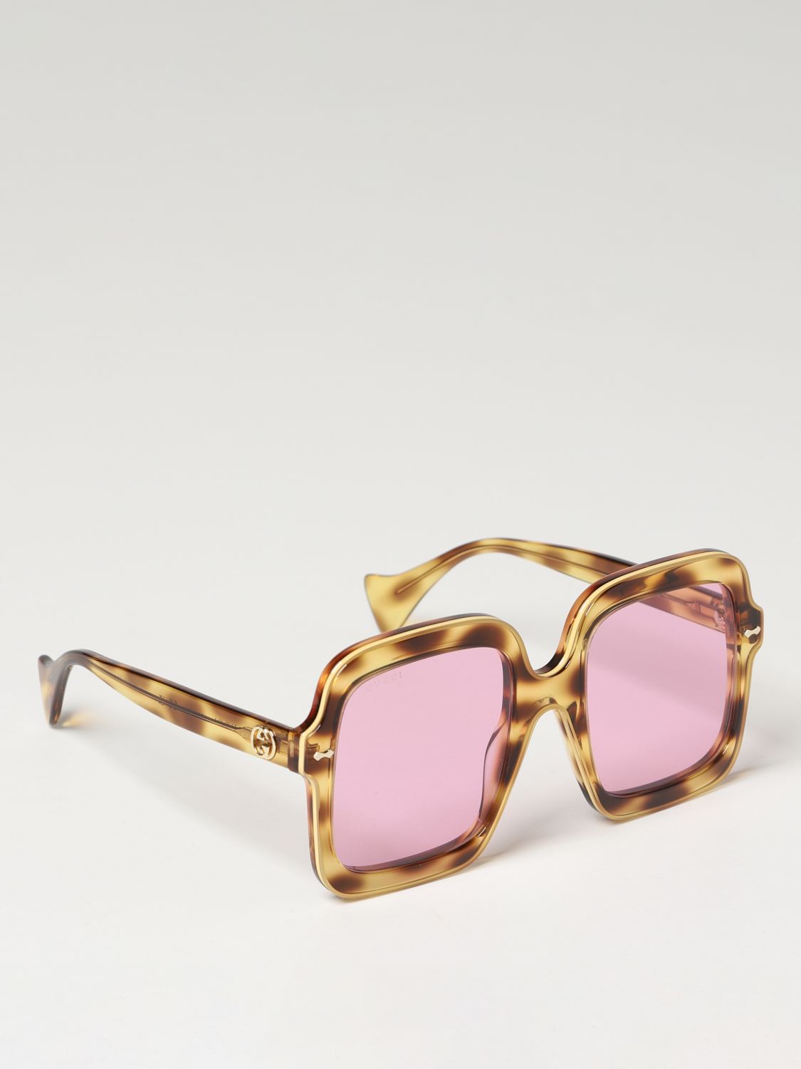 Gucci Sunglasses GUCCI Woman colour Brown