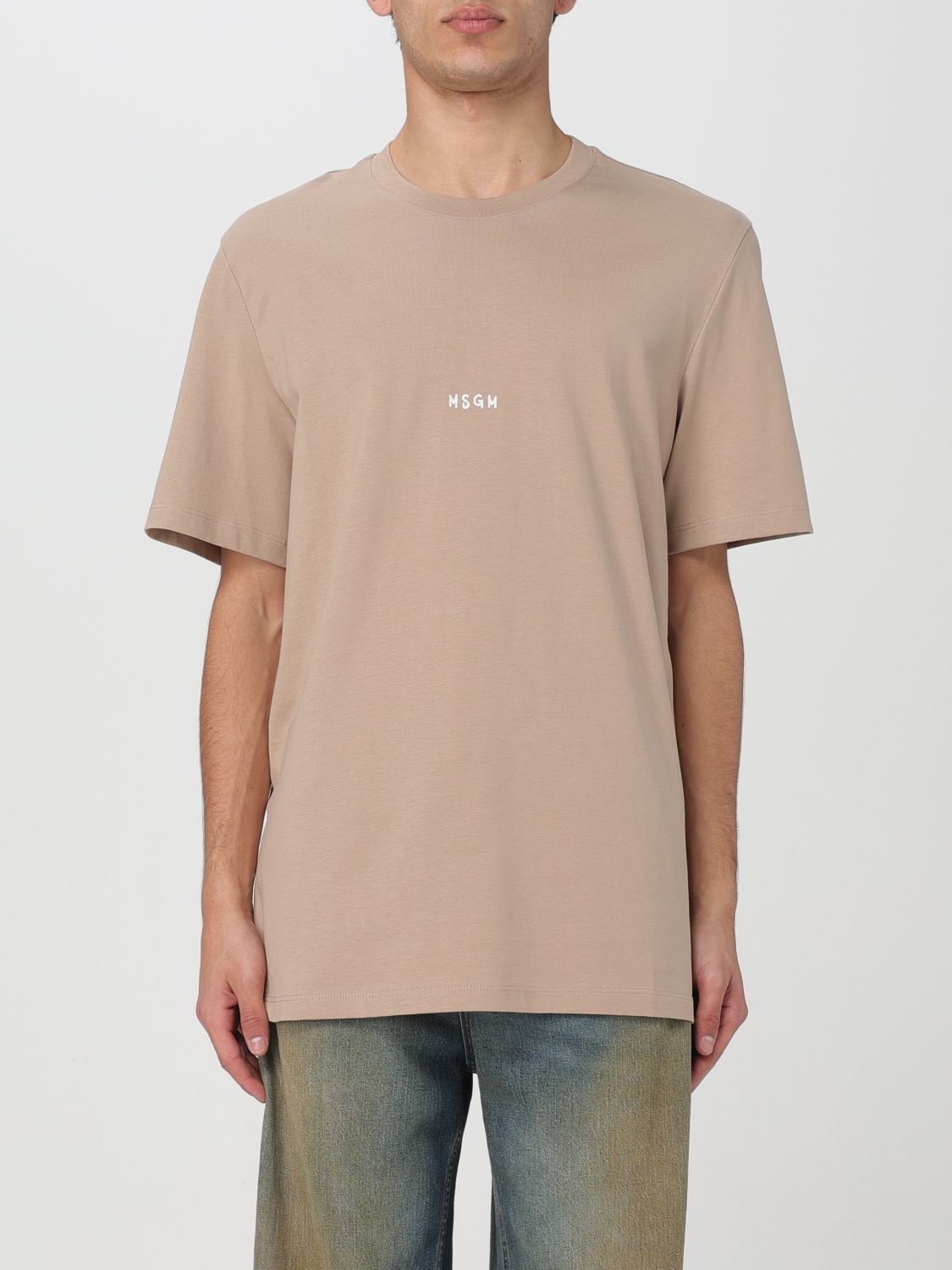 Msgm T-Shirt MSGM Men colour Sand