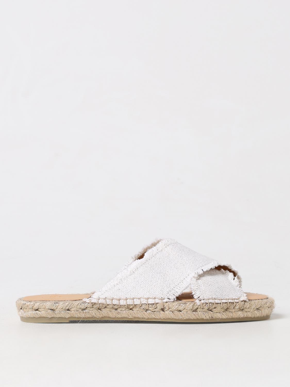 Castañer Flat Sandals CASTAÑER Woman color Ivory