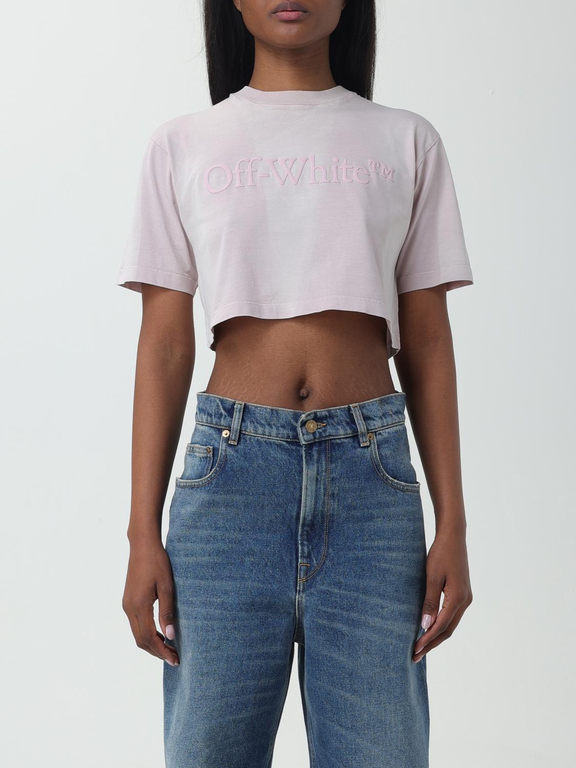 OFF-WHITE T-Shirt OFF-WHITE Woman colour Pink