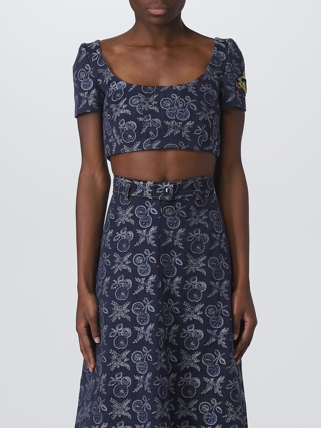 Etro Top ETRO Woman colour Blue