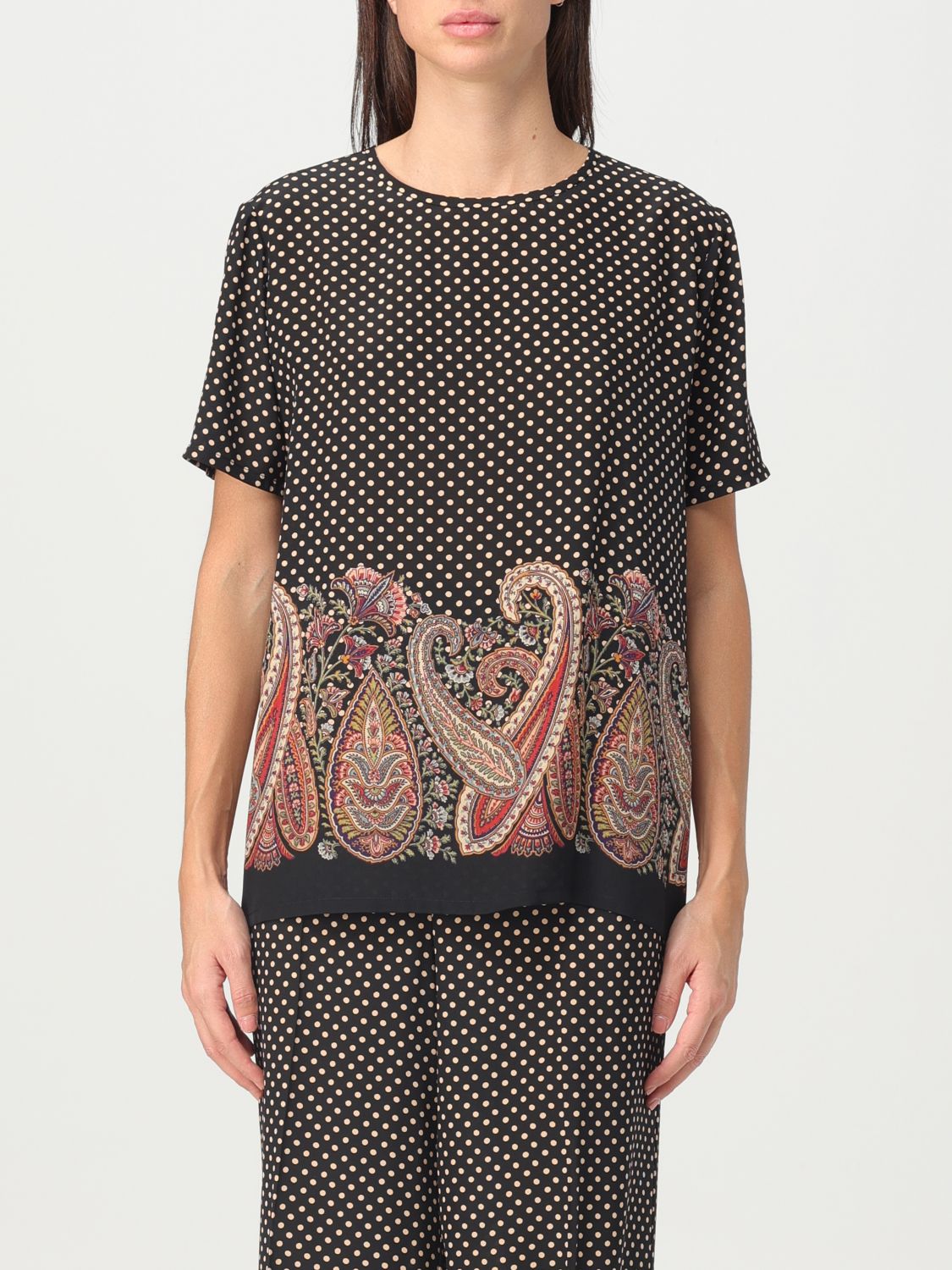 Etro Top ETRO Woman colour Black