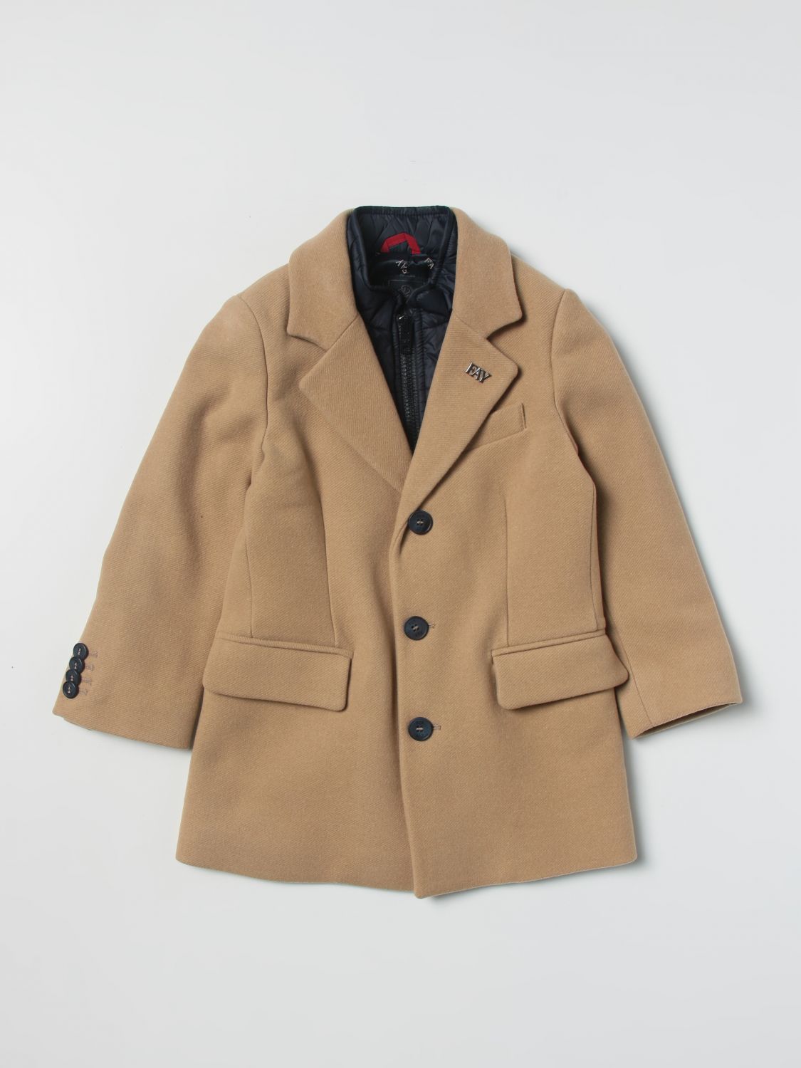 Fay Coat FAY Kids colour Hazel