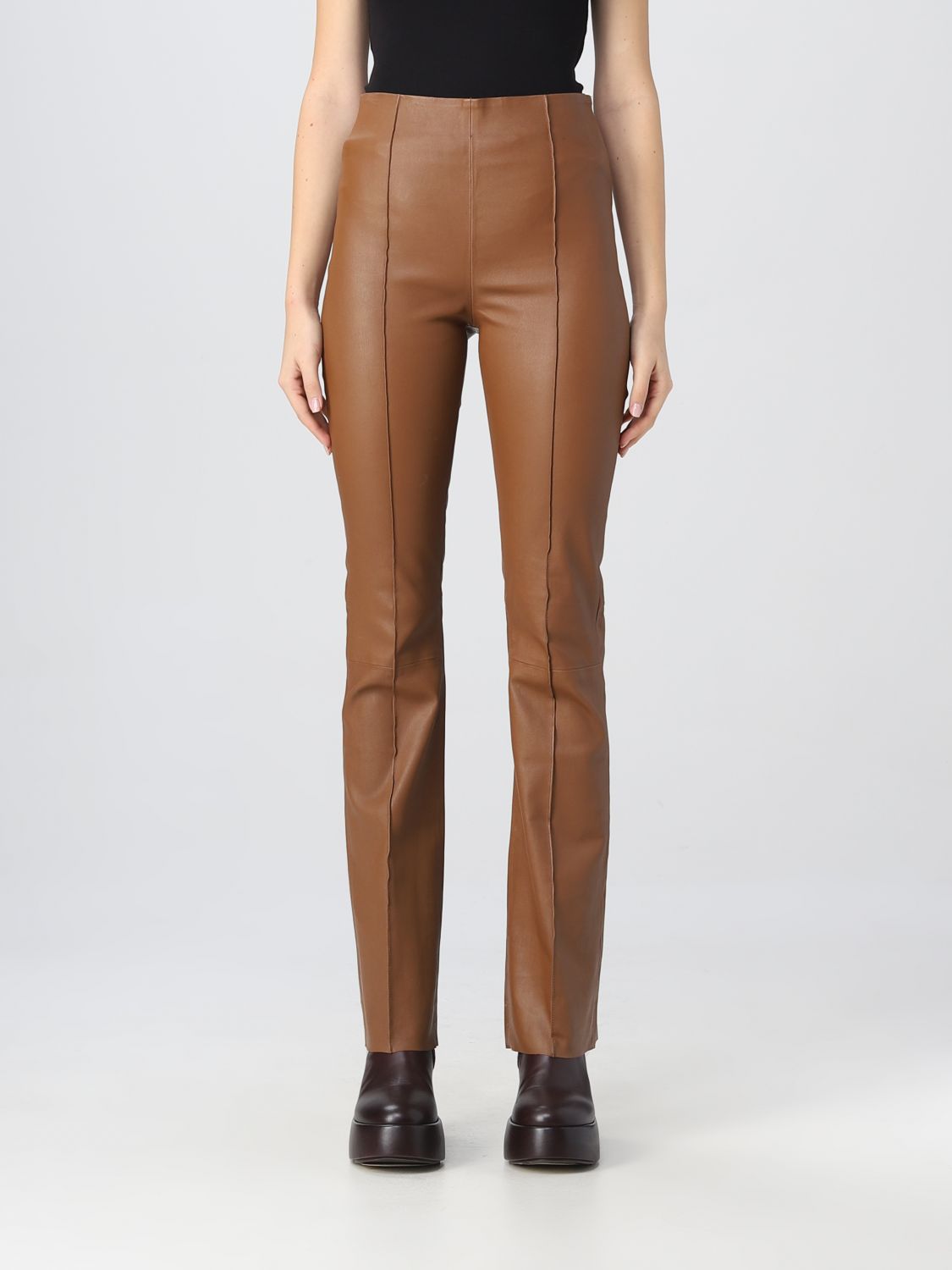 Remain Trousers REMAIN Woman colour Brown