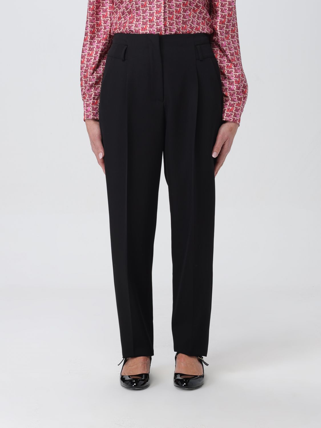 Max Mara Trousers MAX MARA Woman colour Black