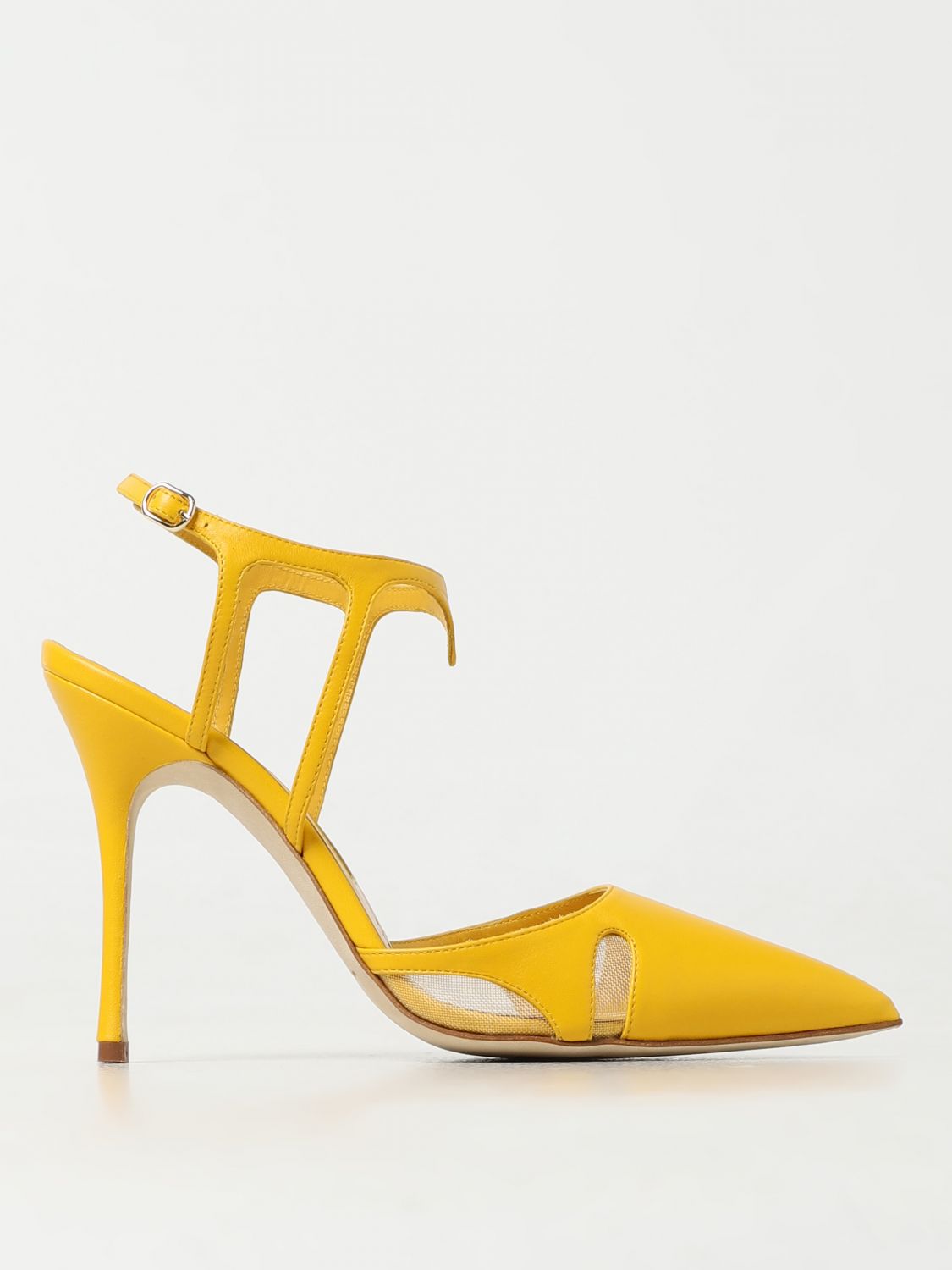 Manolo Blahnik High Heel Shoes MANOLO BLAHNIK Woman color Yellow