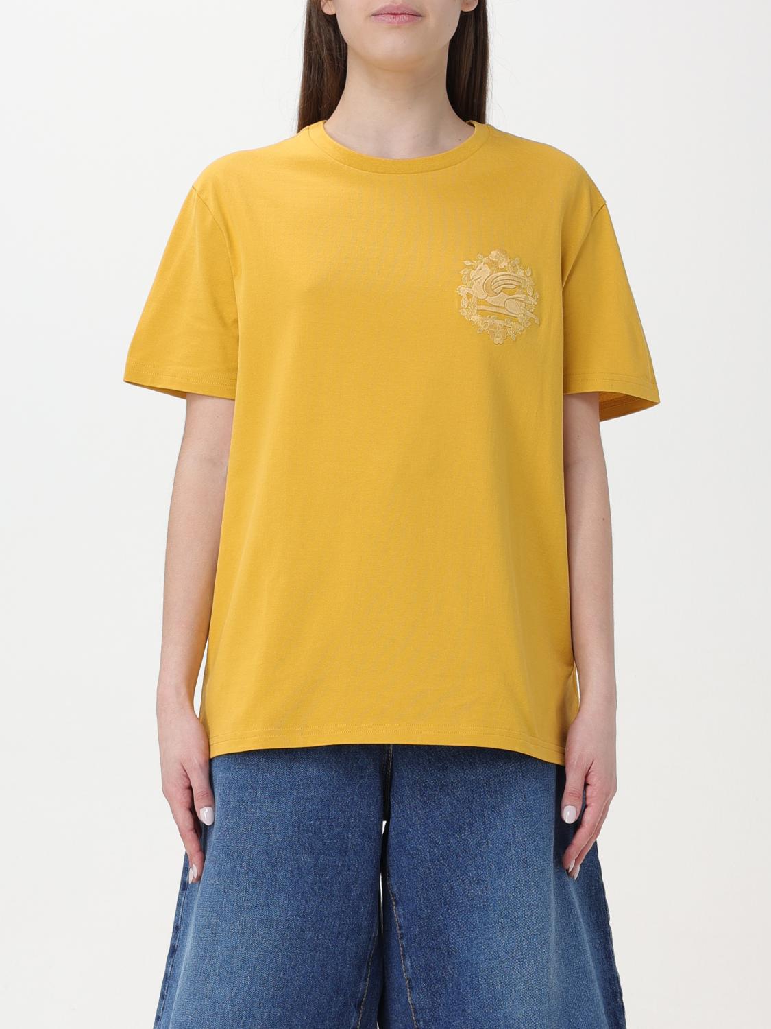 Etro T-Shirt ETRO Woman colour Yellow