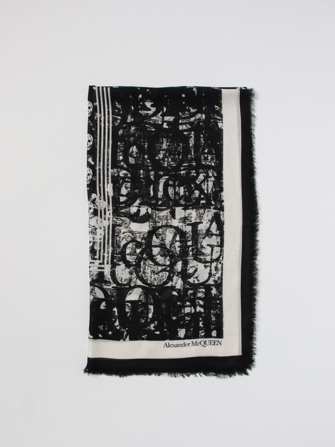 Alexander McQueen Scarf ALEXANDER MCQUEEN Men colour Black