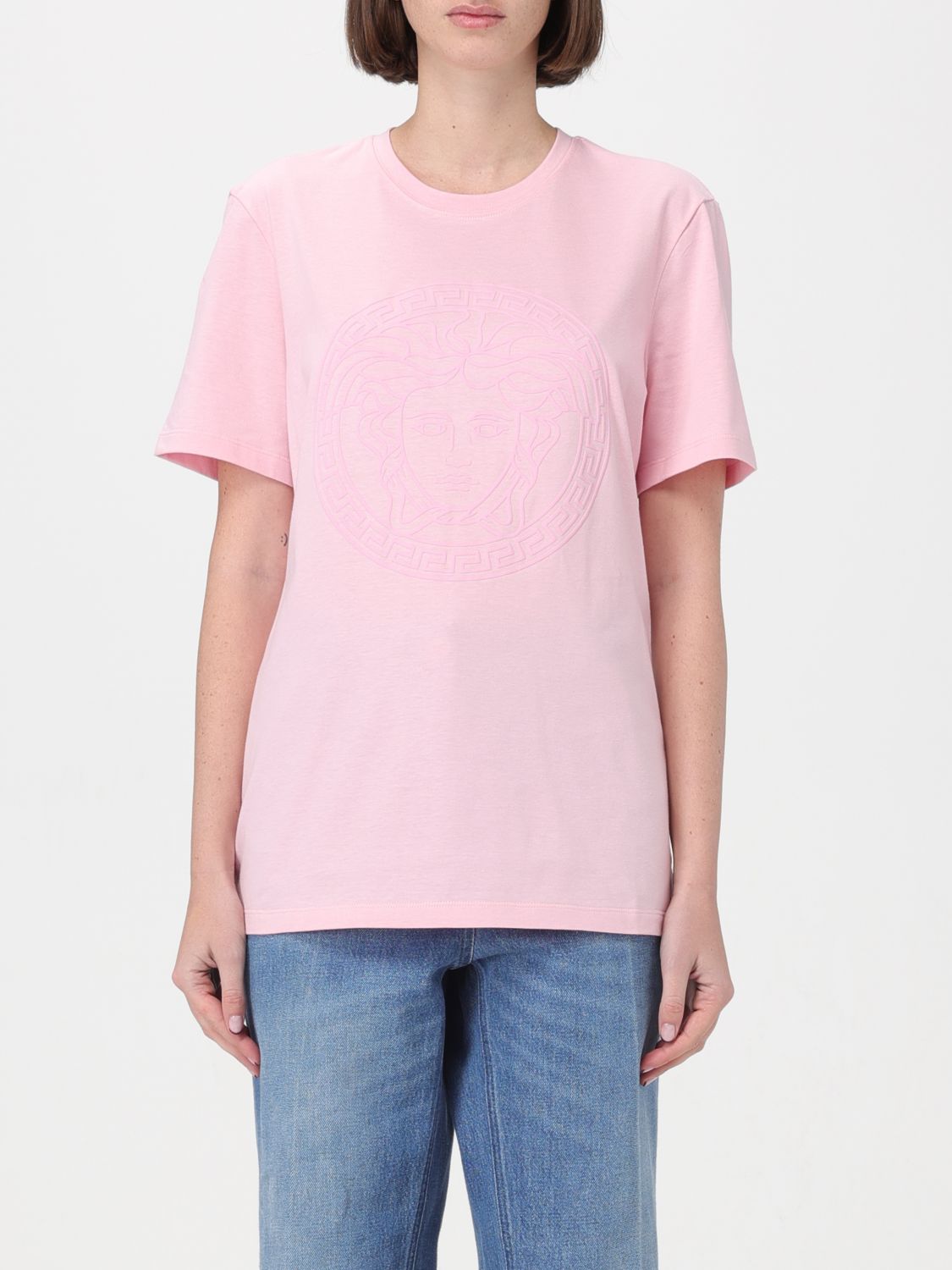 Versace T-Shirt VERSACE Woman colour Pink