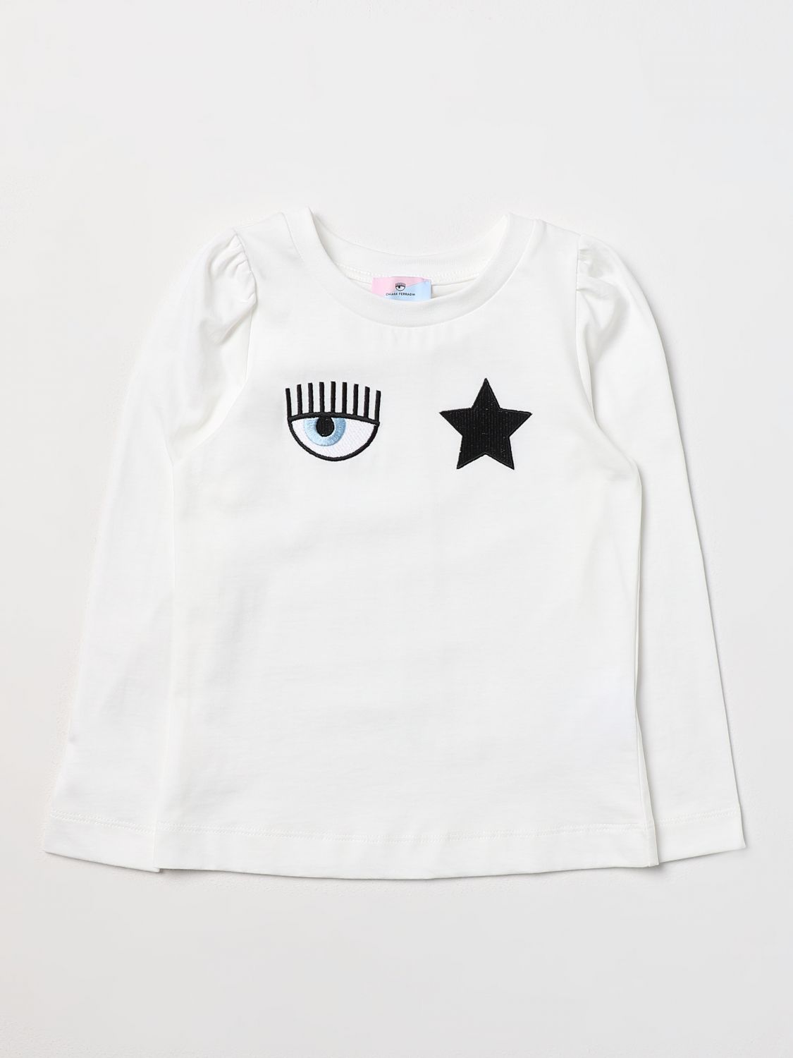 CHIARA FERRAGNI Polo Shirt CHIARA FERRAGNI Kids colour Cream