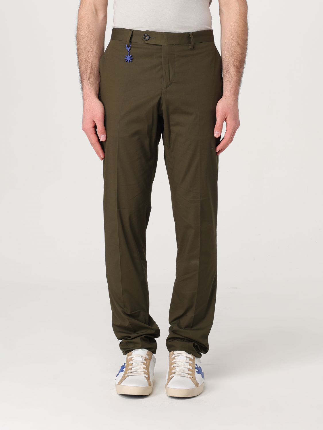 Manuel Ritz Trousers MANUEL RITZ Men colour Green