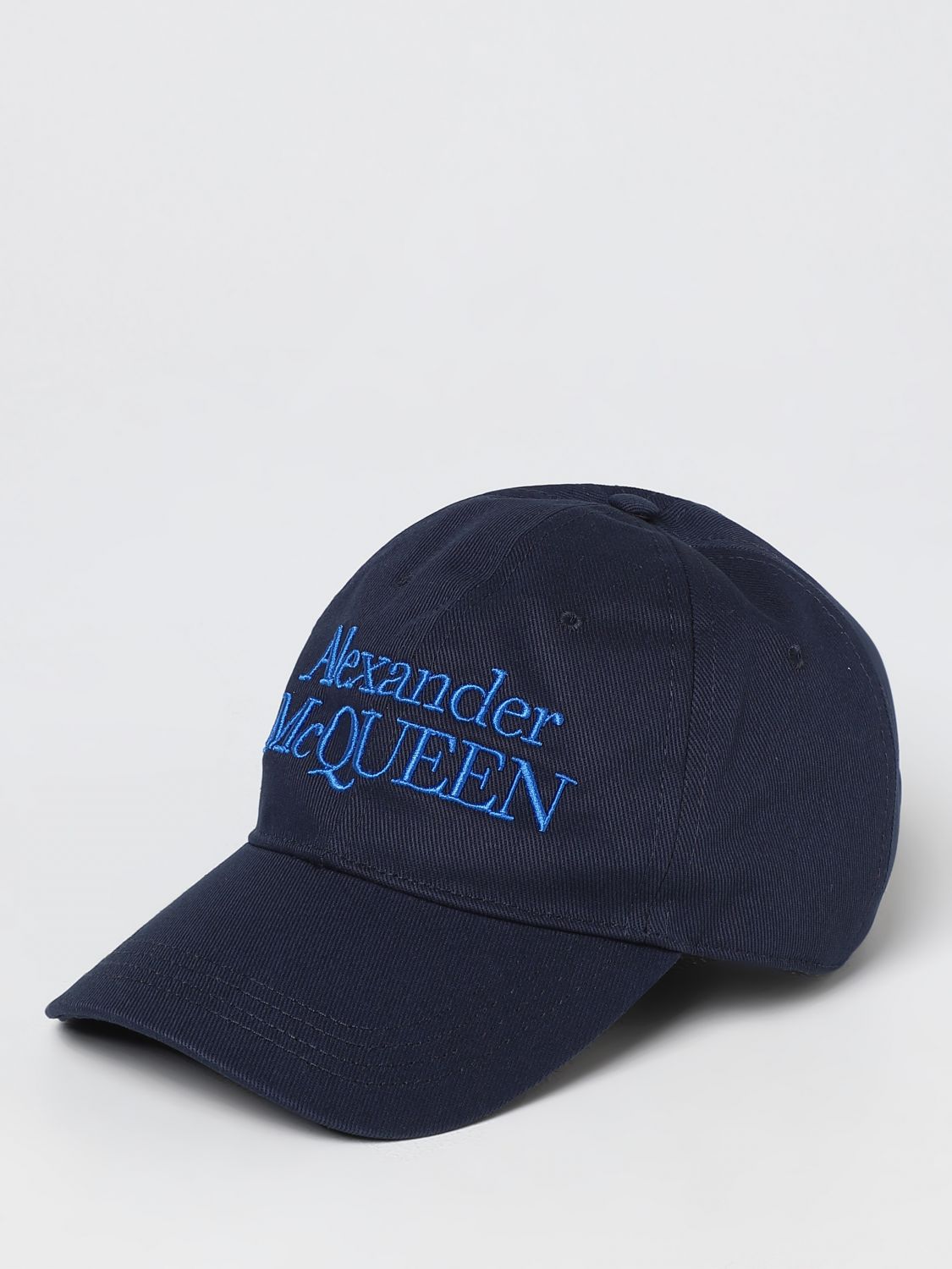 Alexander McQueen Hat ALEXANDER MCQUEEN Men colour Blue