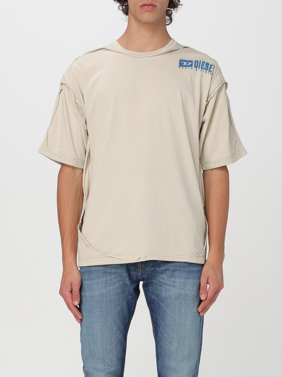 Diesel T-Shirt DIESEL Men color Beige