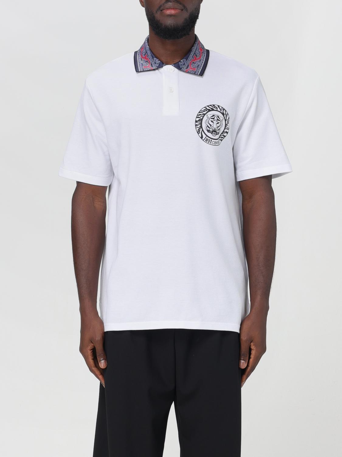 Just Cavalli Polo Shirt JUST CAVALLI Men colour White