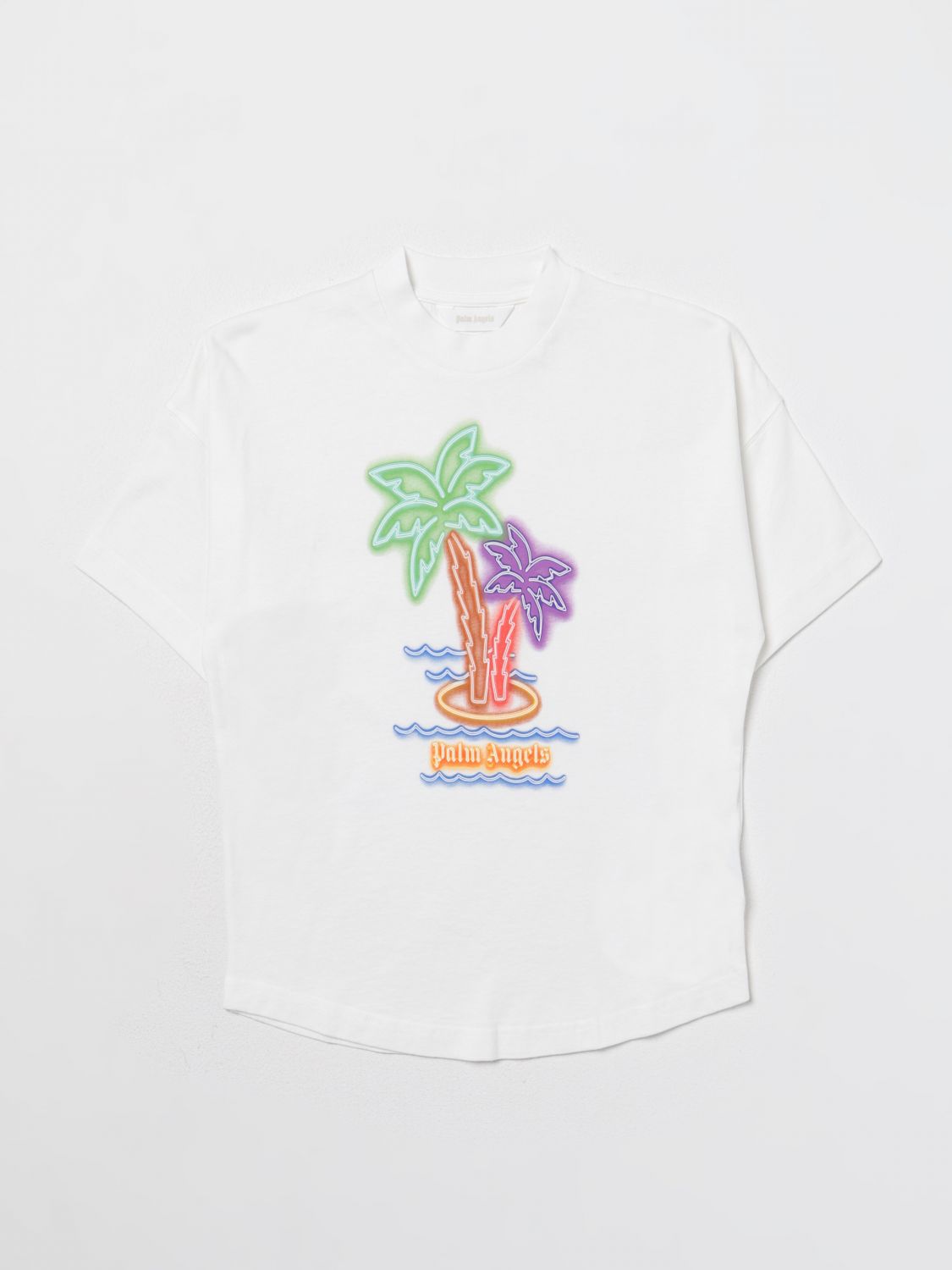 Palm Angels Kids T-Shirt PALM ANGELS KIDS Kids colour Beige