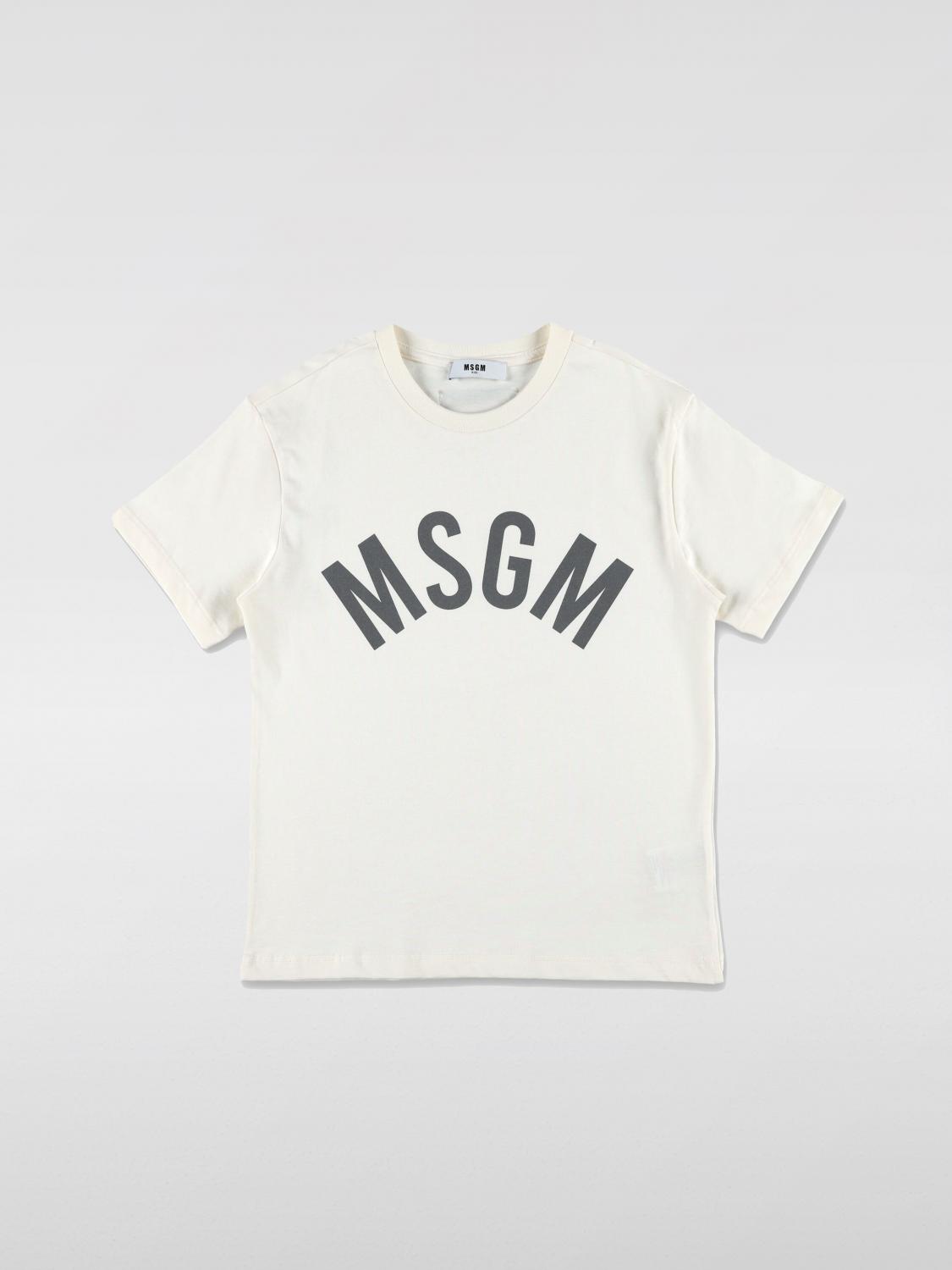 Msgm Kids T-Shirt MSGM KIDS Kids color Cream