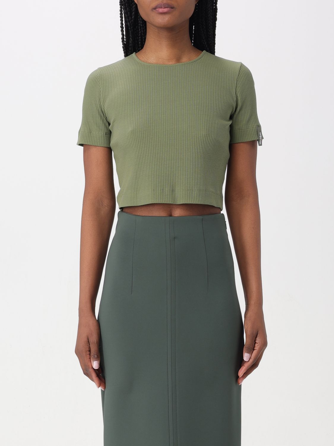 Max Mara Leisure T-Shirt MAX MARA LEISURE Woman colour Green