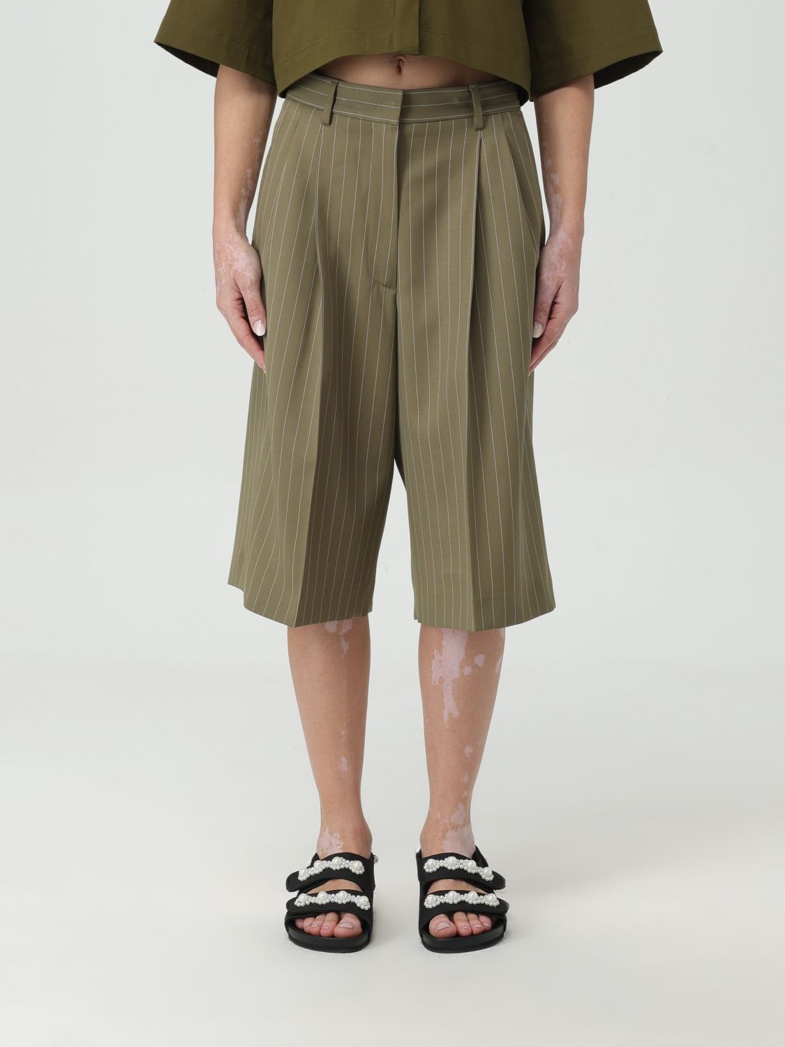 Msgm Short MSGM Woman colour Green