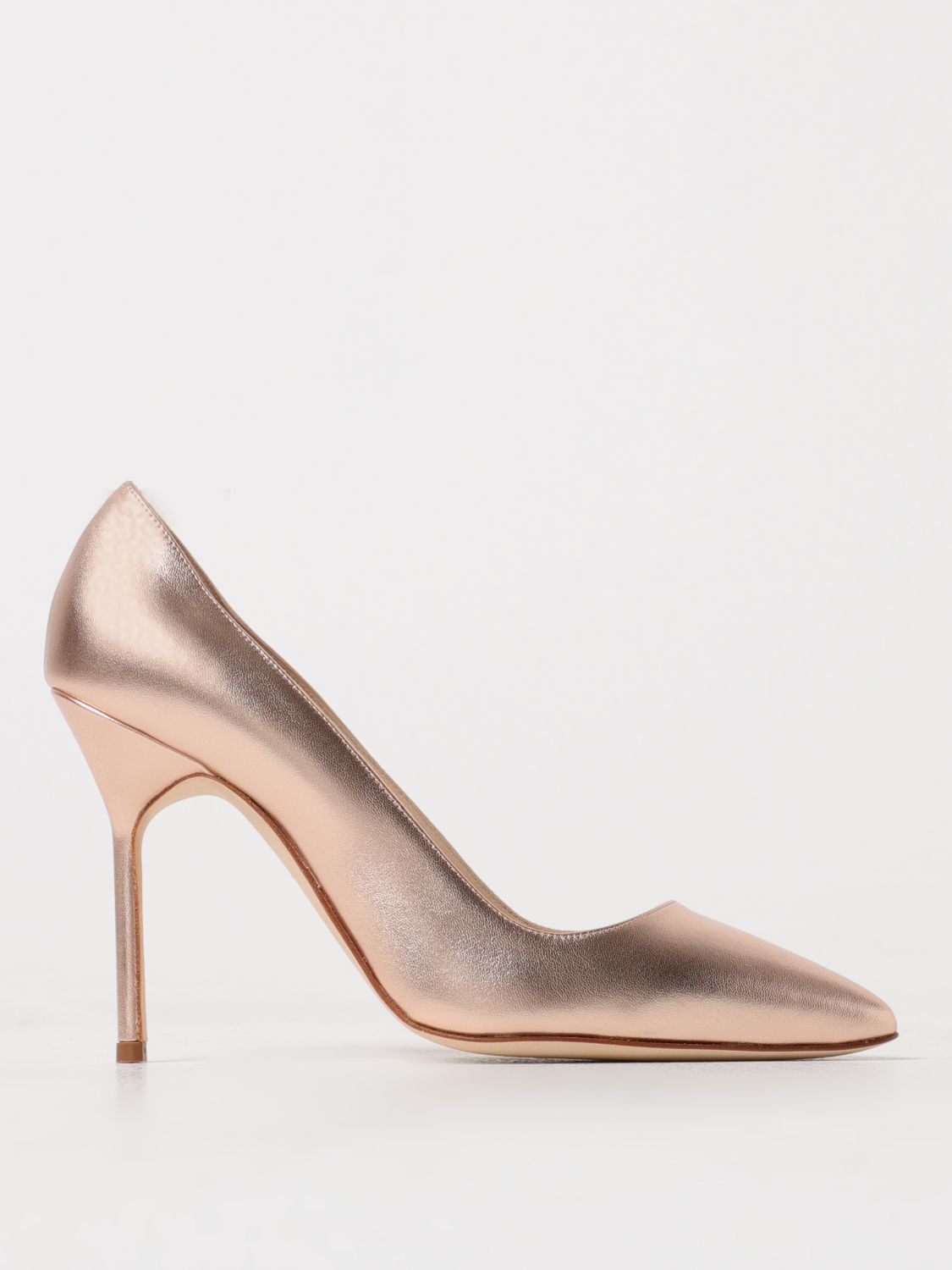 Manolo Blahnik Court Shoes MANOLO BLAHNIK Woman colour Gold