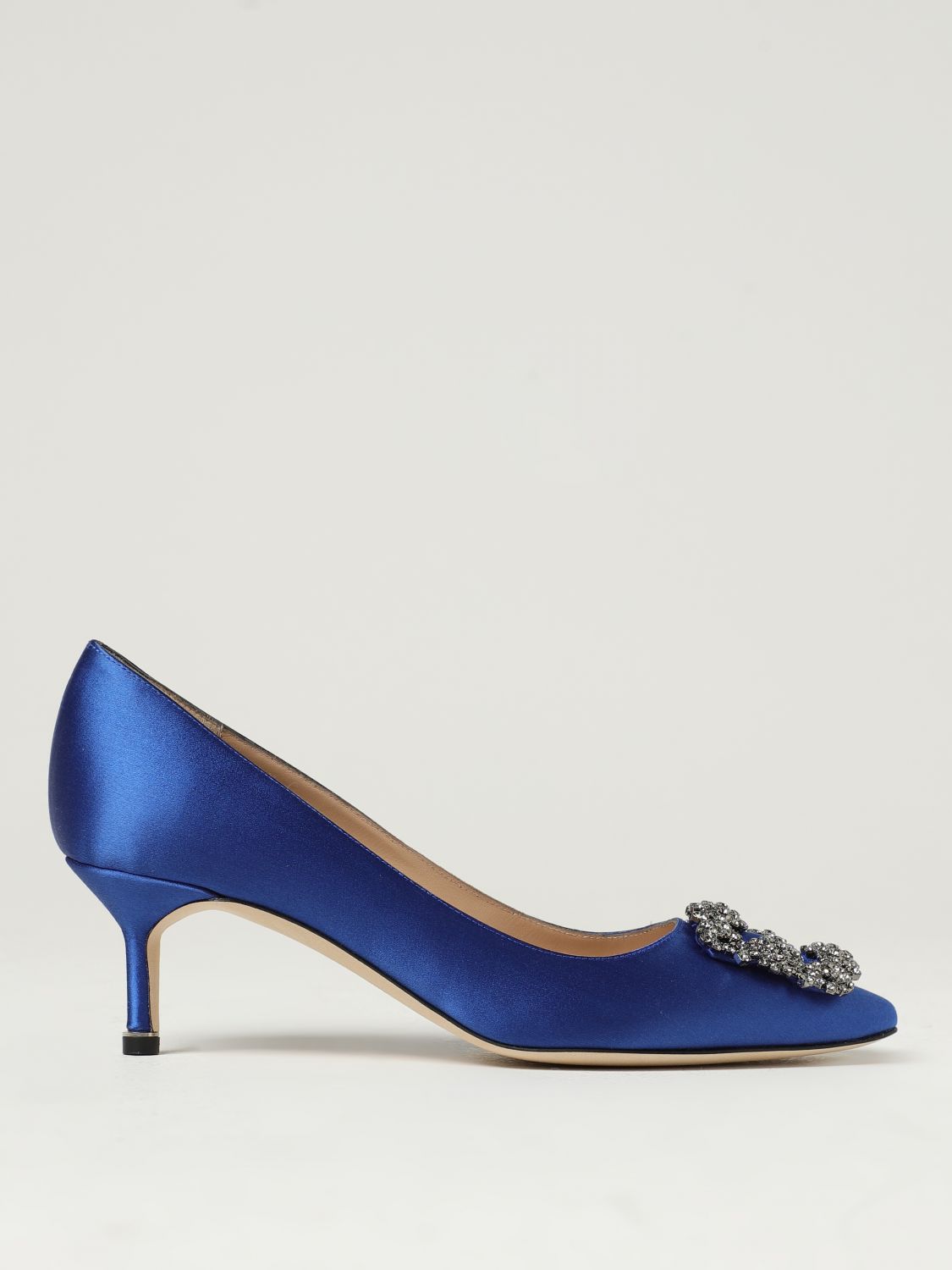 Manolo Blahnik Court Shoes MANOLO BLAHNIK Woman colour Blue