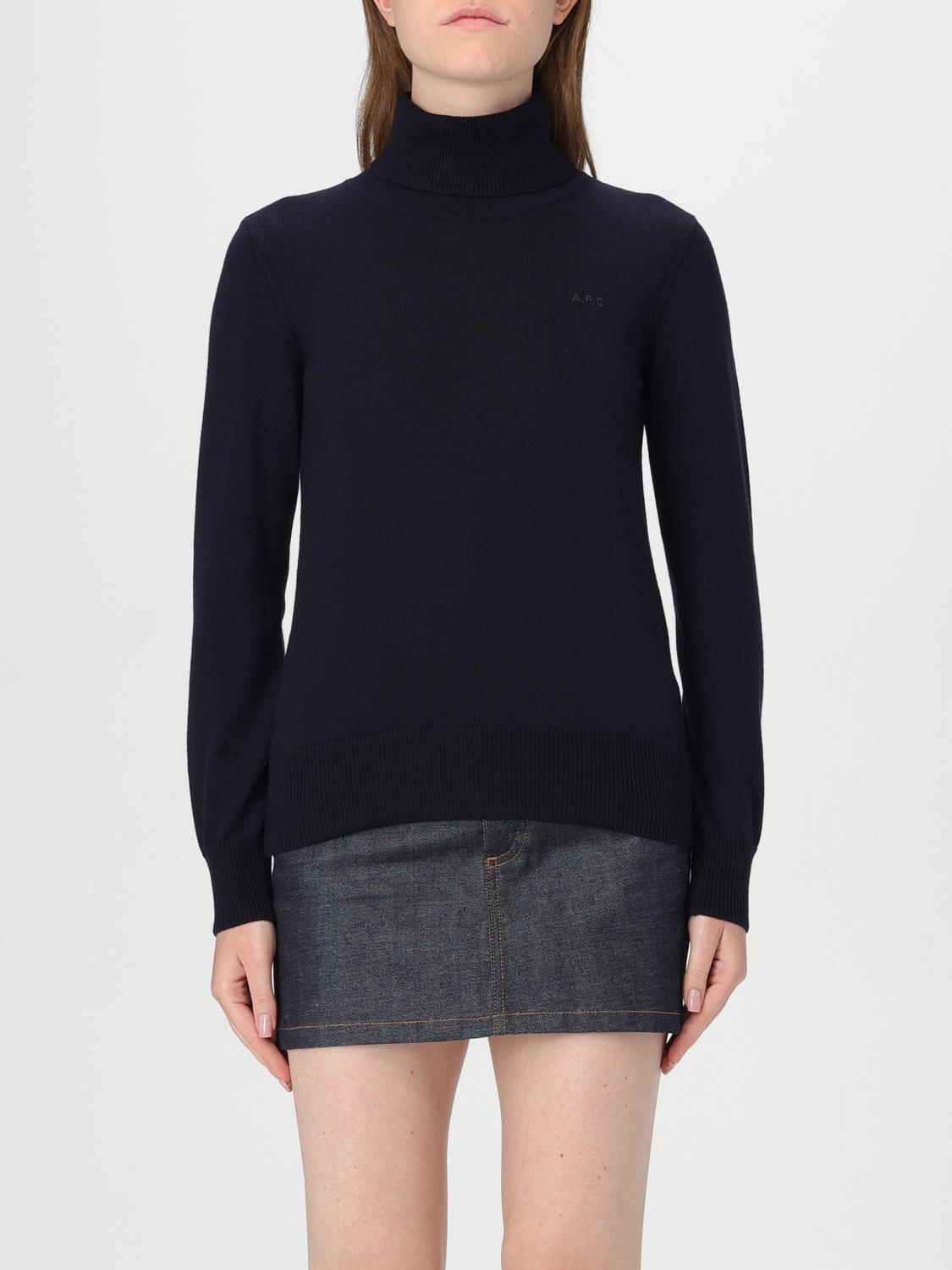 A.P.C. Sweater A. P.C. Woman color Blue