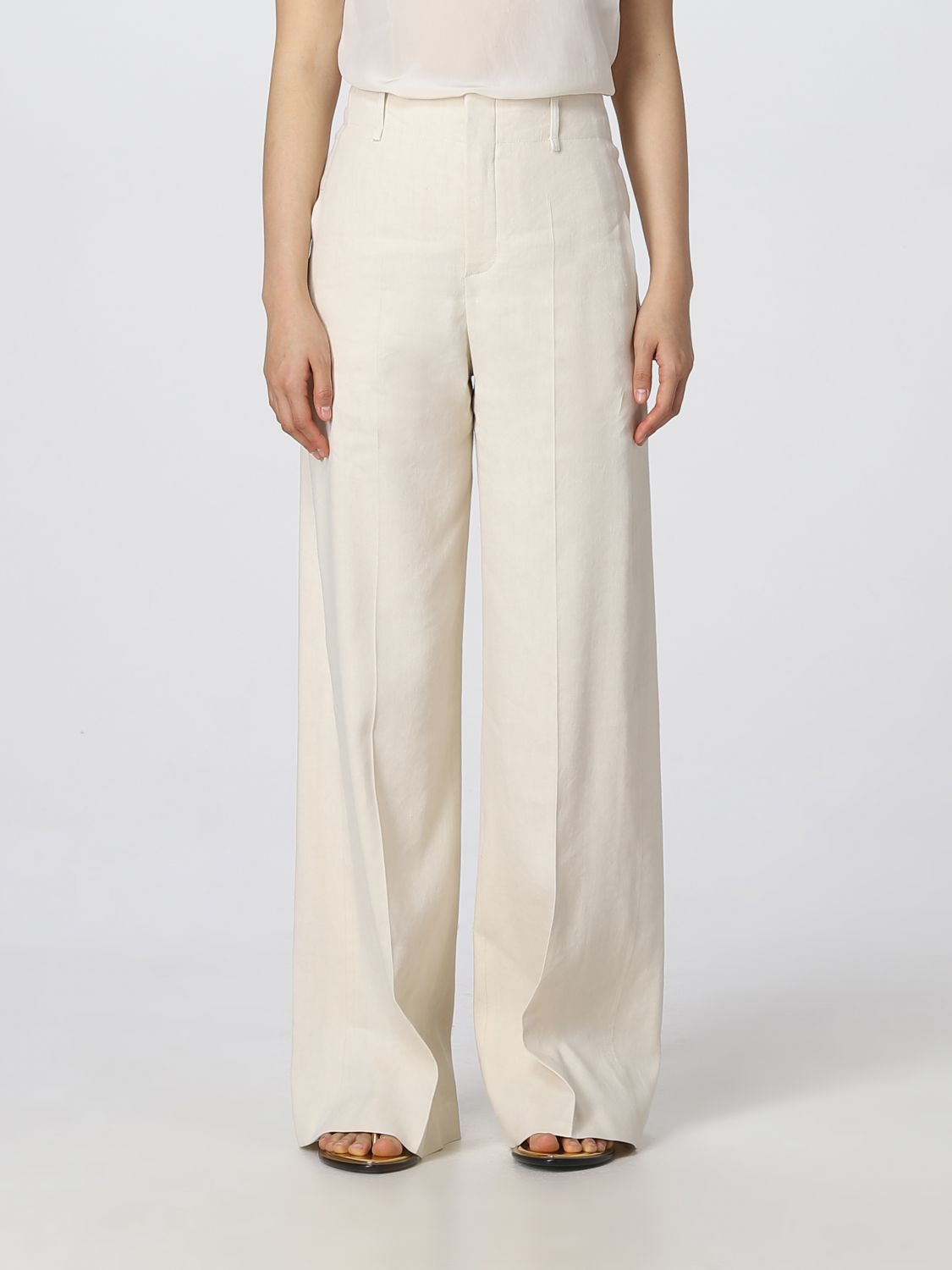 Alysi Trousers ALYSI Woman colour Cream