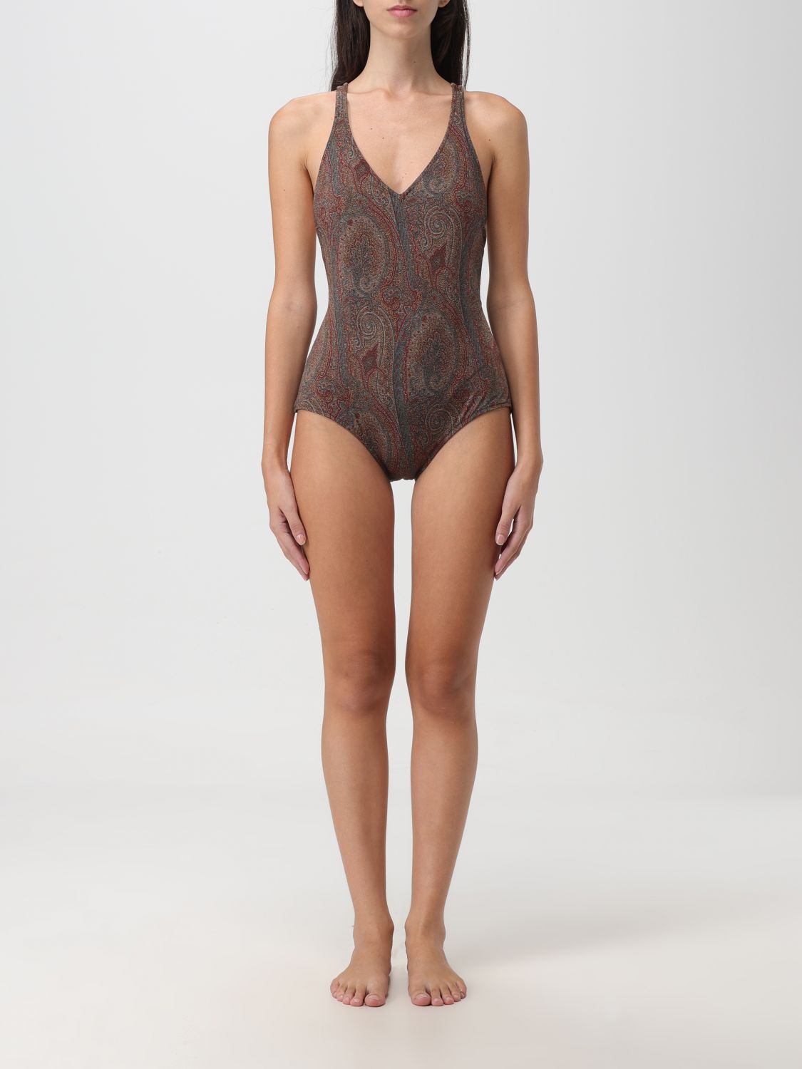 Etro Swimsuit ETRO Woman colour Brown