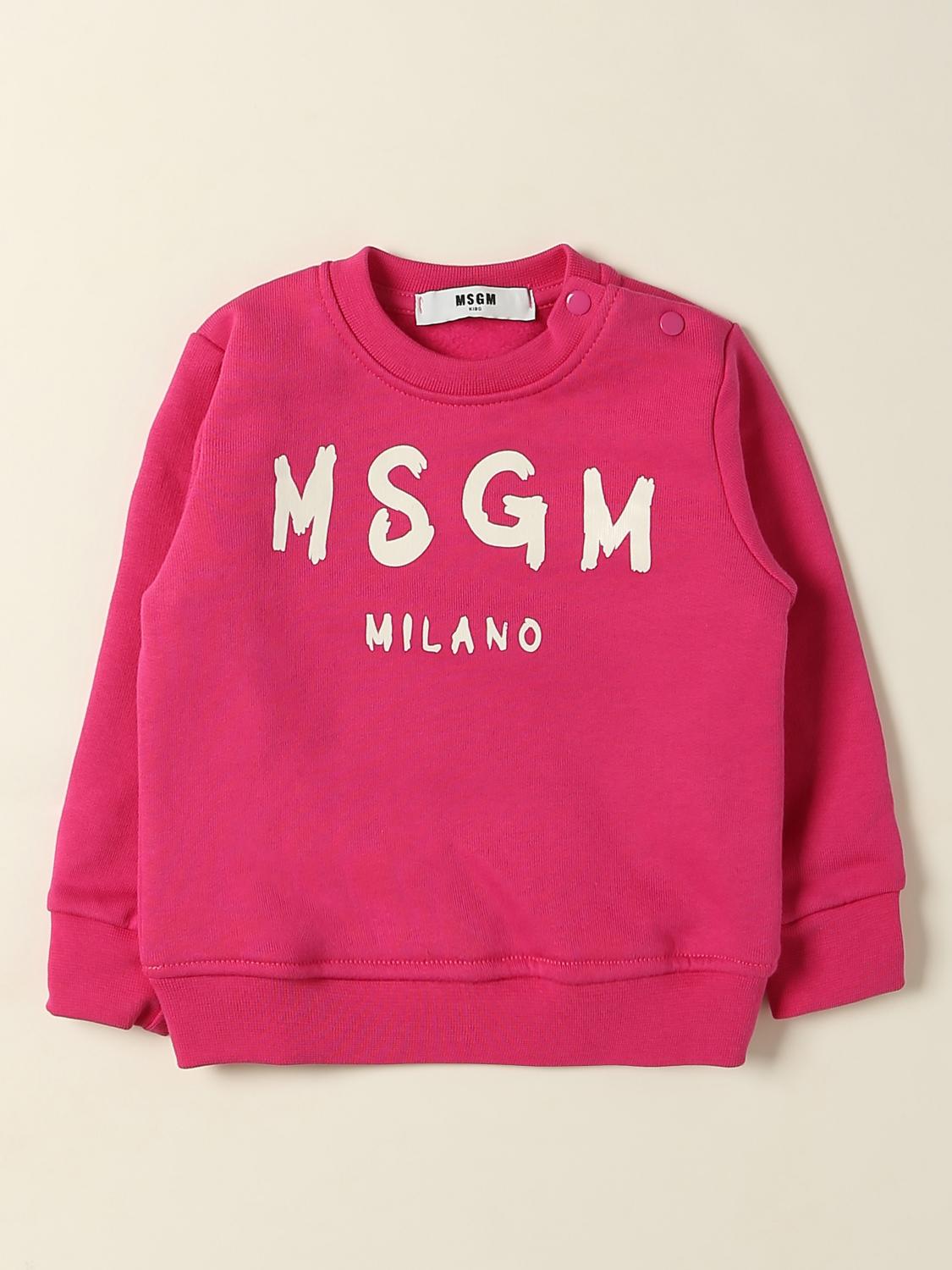 Msgm Kids Msgm Kids sweatshirt with logo print