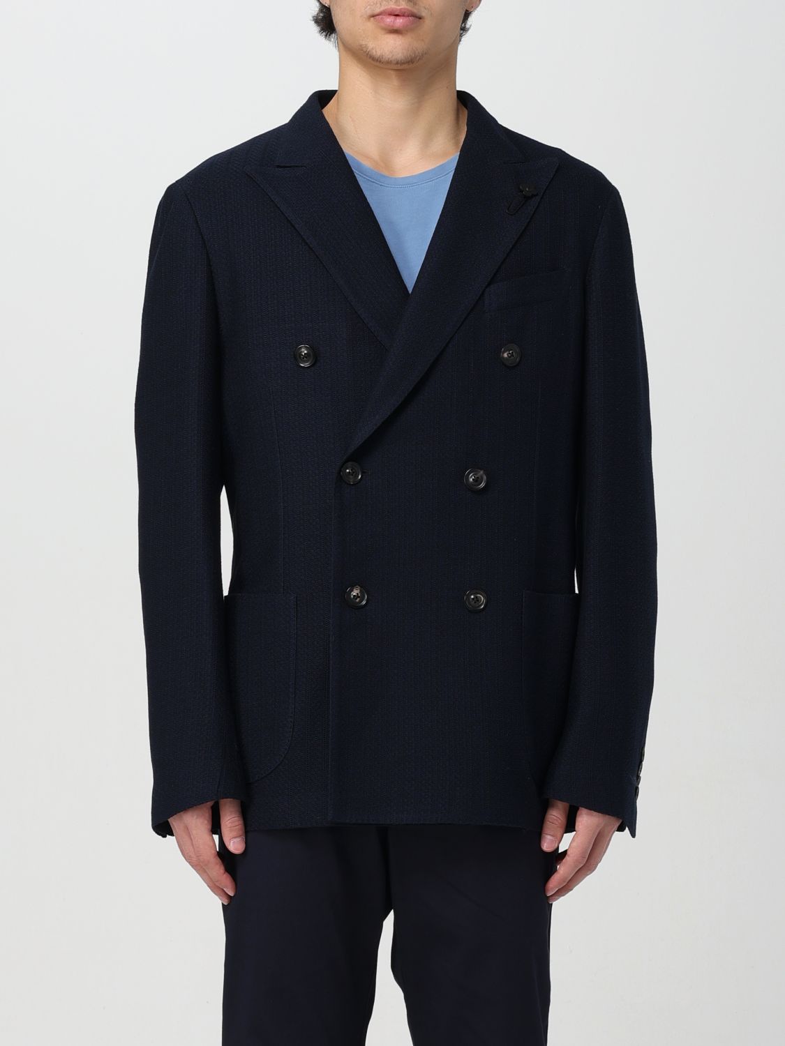 Lardini Blazer LARDINI Men colour Blue