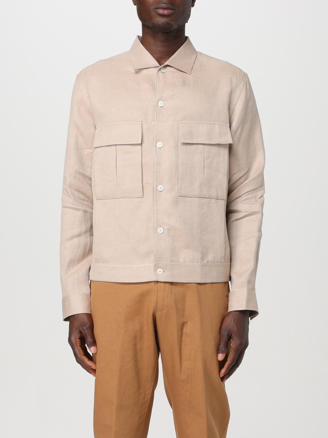 zegna Shirt ZEGNA Men color Beige