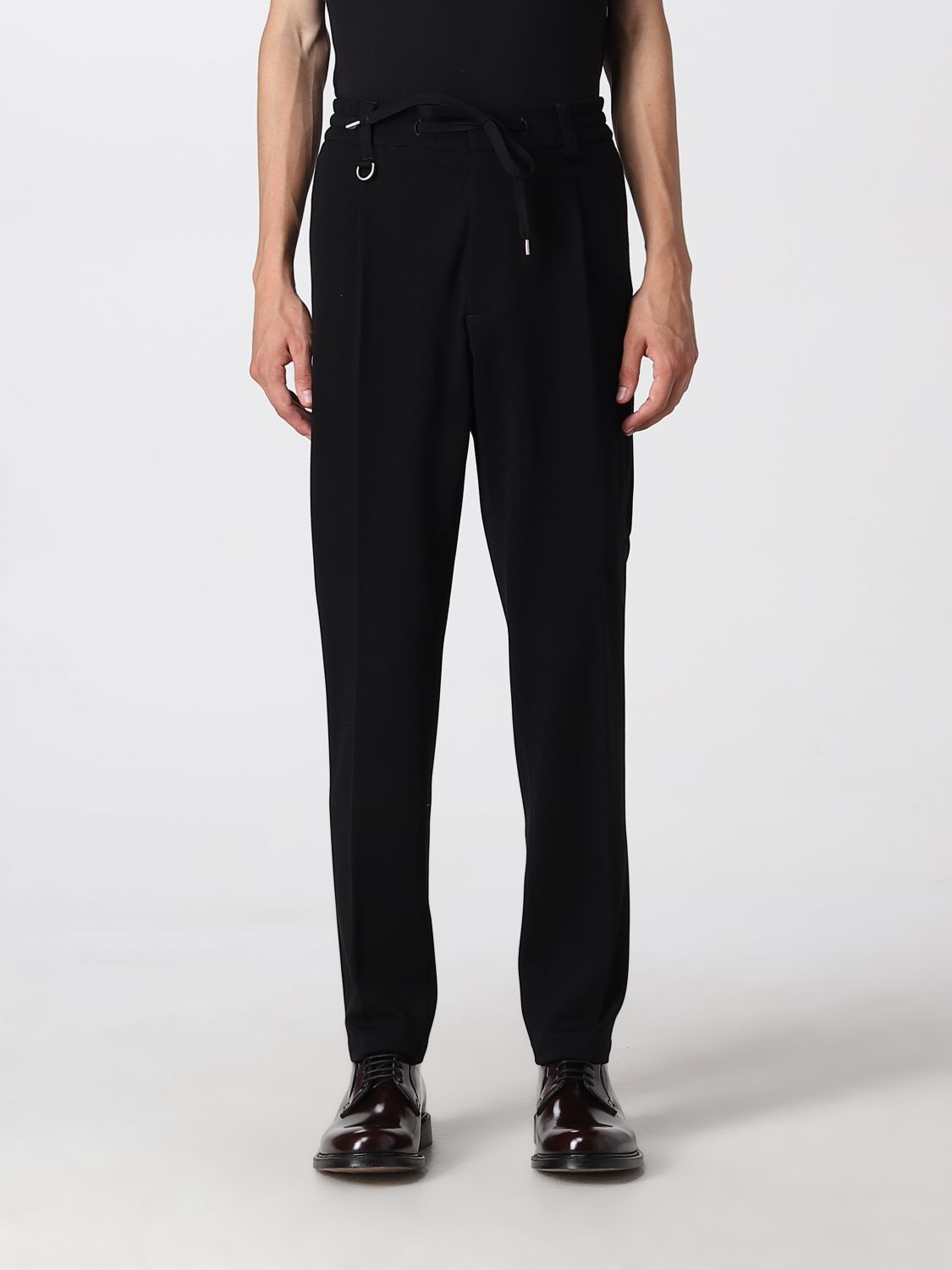 Paolo Pecora Trousers PAOLO PECORA Men colour Black