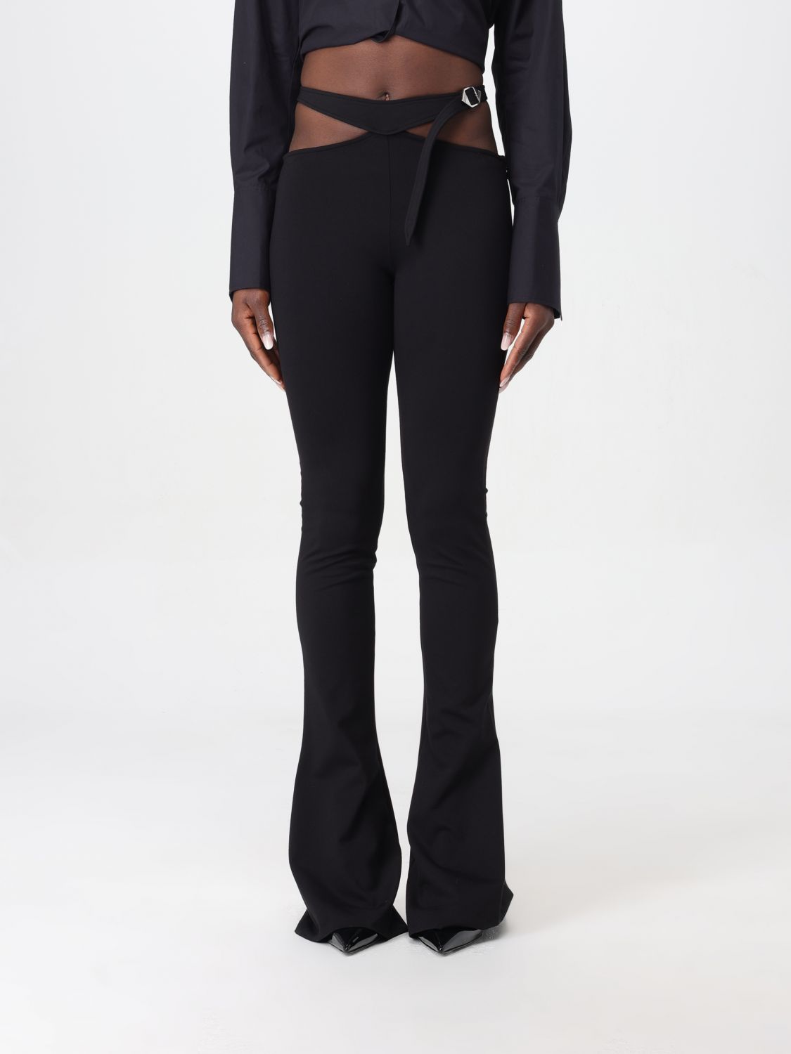 The Attico Trousers THE ATTICO Woman colour Black