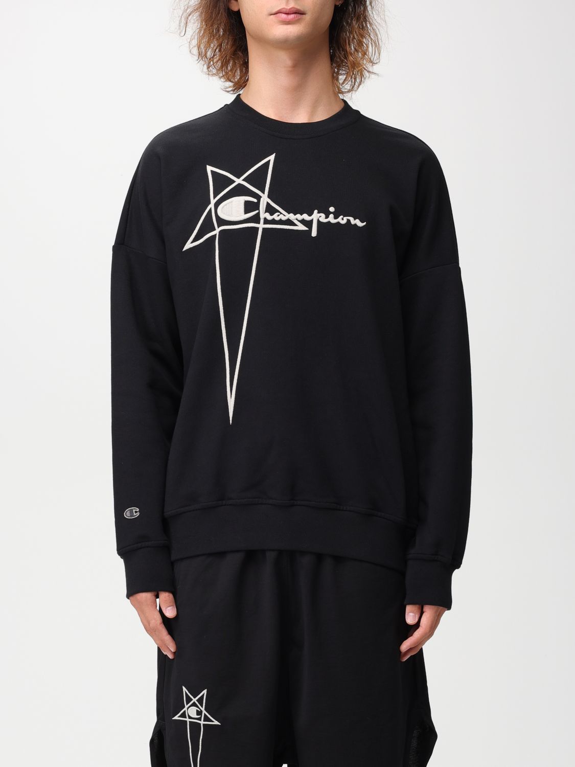 Rick Owens X Champions Jumper RICK OWENS X CHAMPIONS Men colour Black