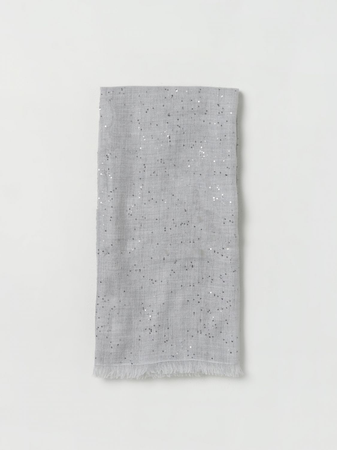 Brunello Cucinelli Scarf BRUNELLO CUCINELLI Woman colour Grey