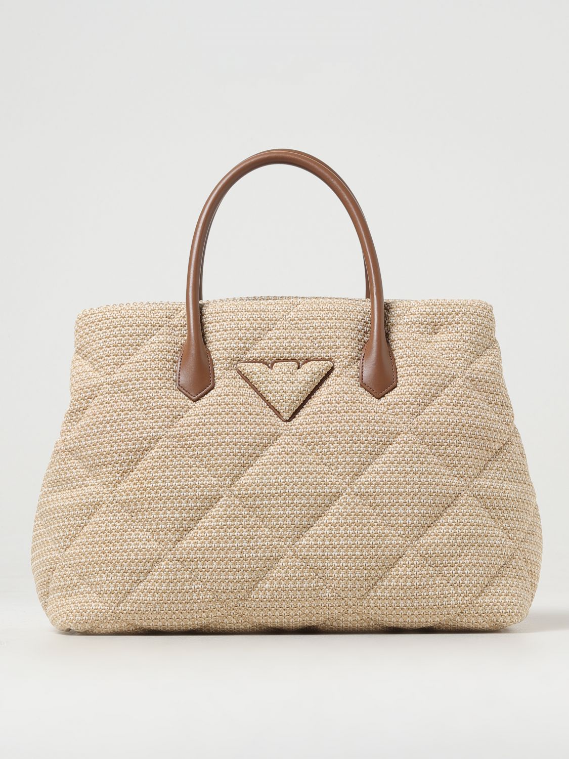 Emporio Armani Tote Bags EMPORIO ARMANI Woman colour Natural